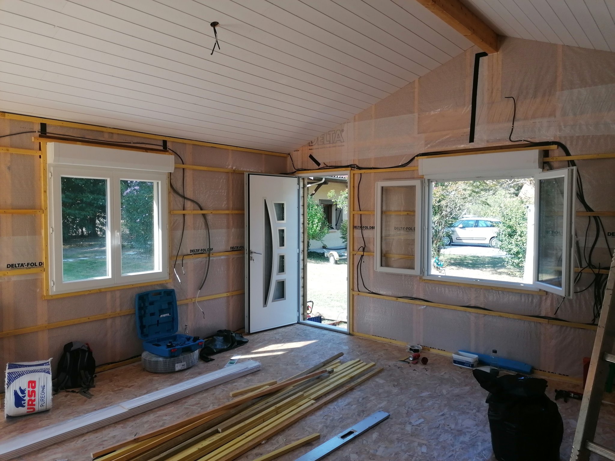 Pose des menuiseries