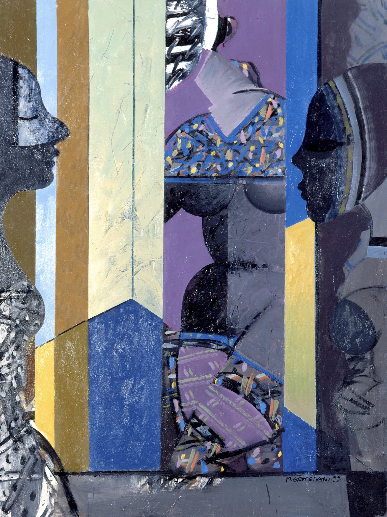 Galerie de masques - 130x97