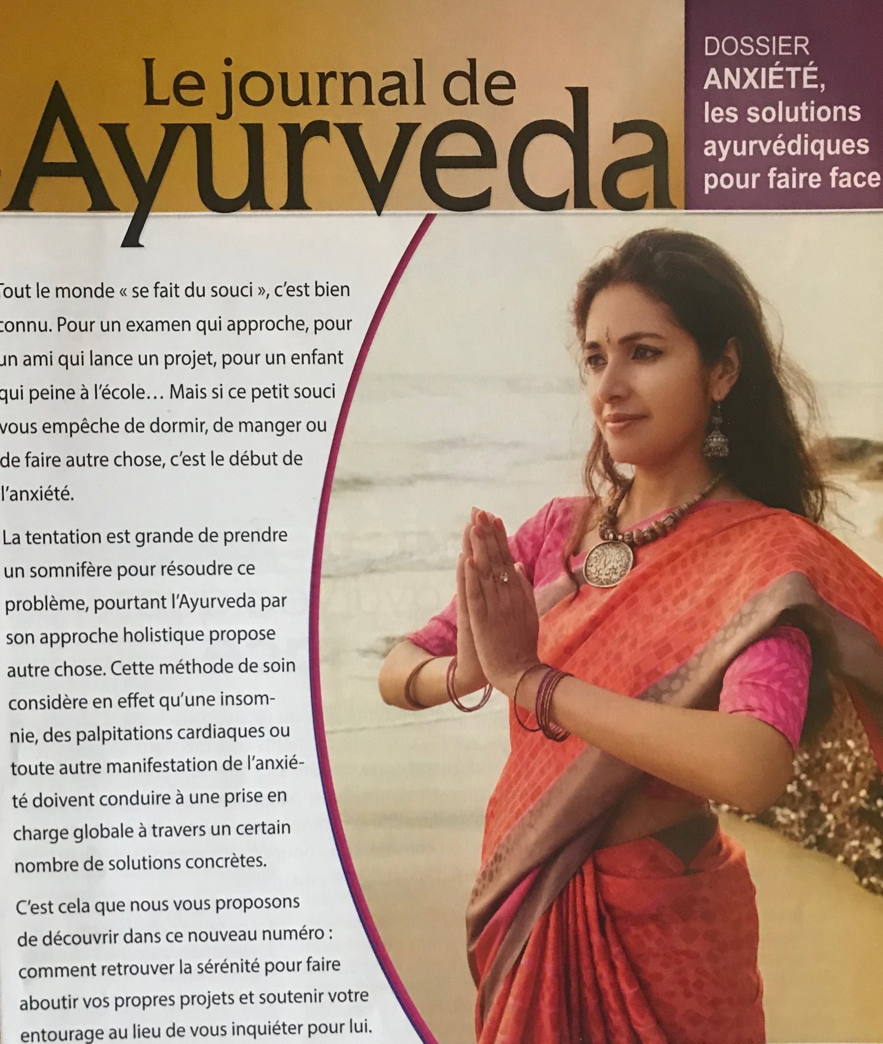 journal de l'ayurvéda 1