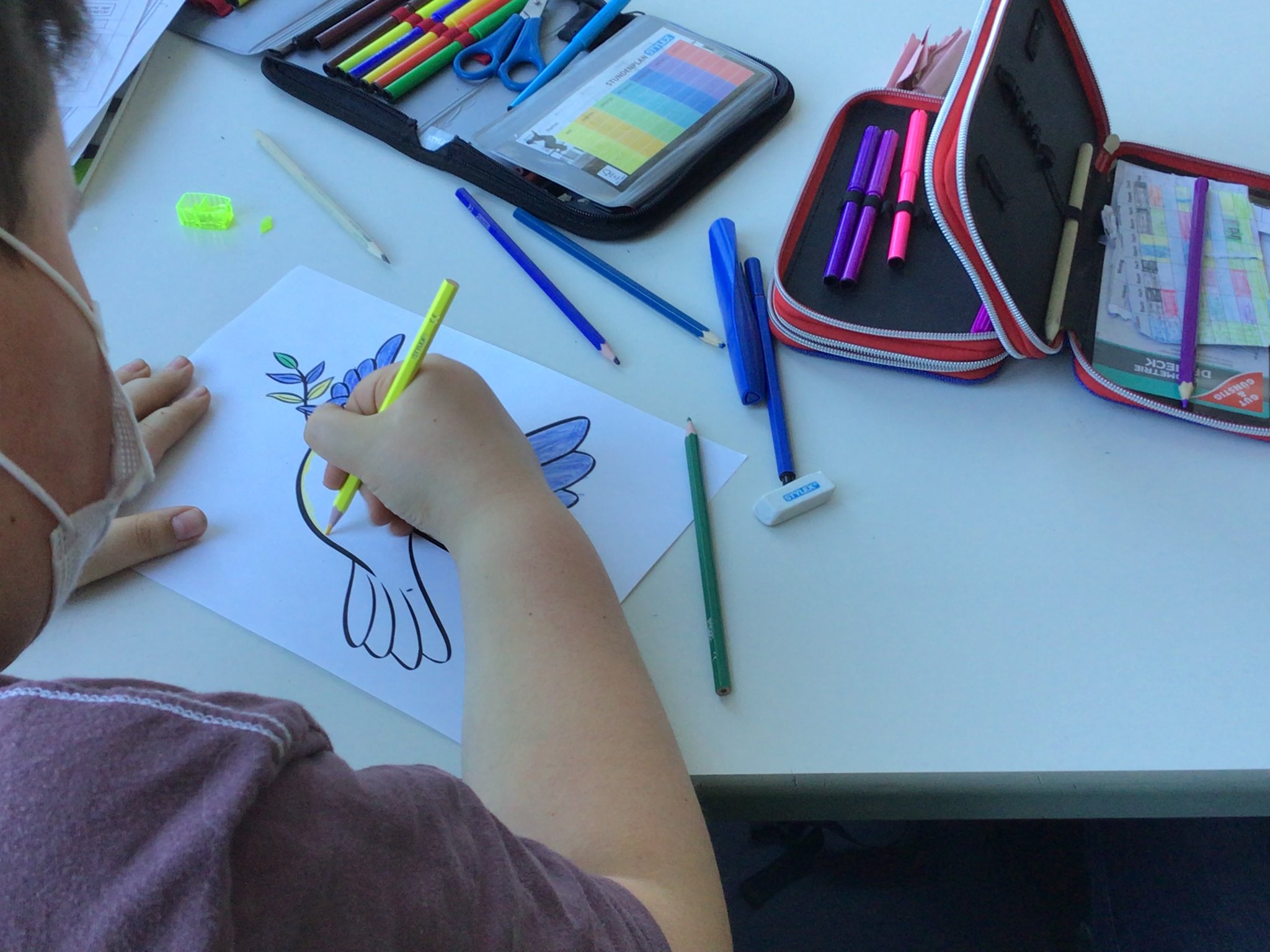 und die gute Mitarbeit...