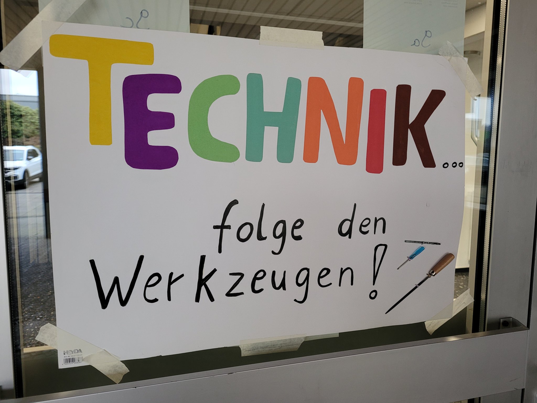 Im Fach Technik...