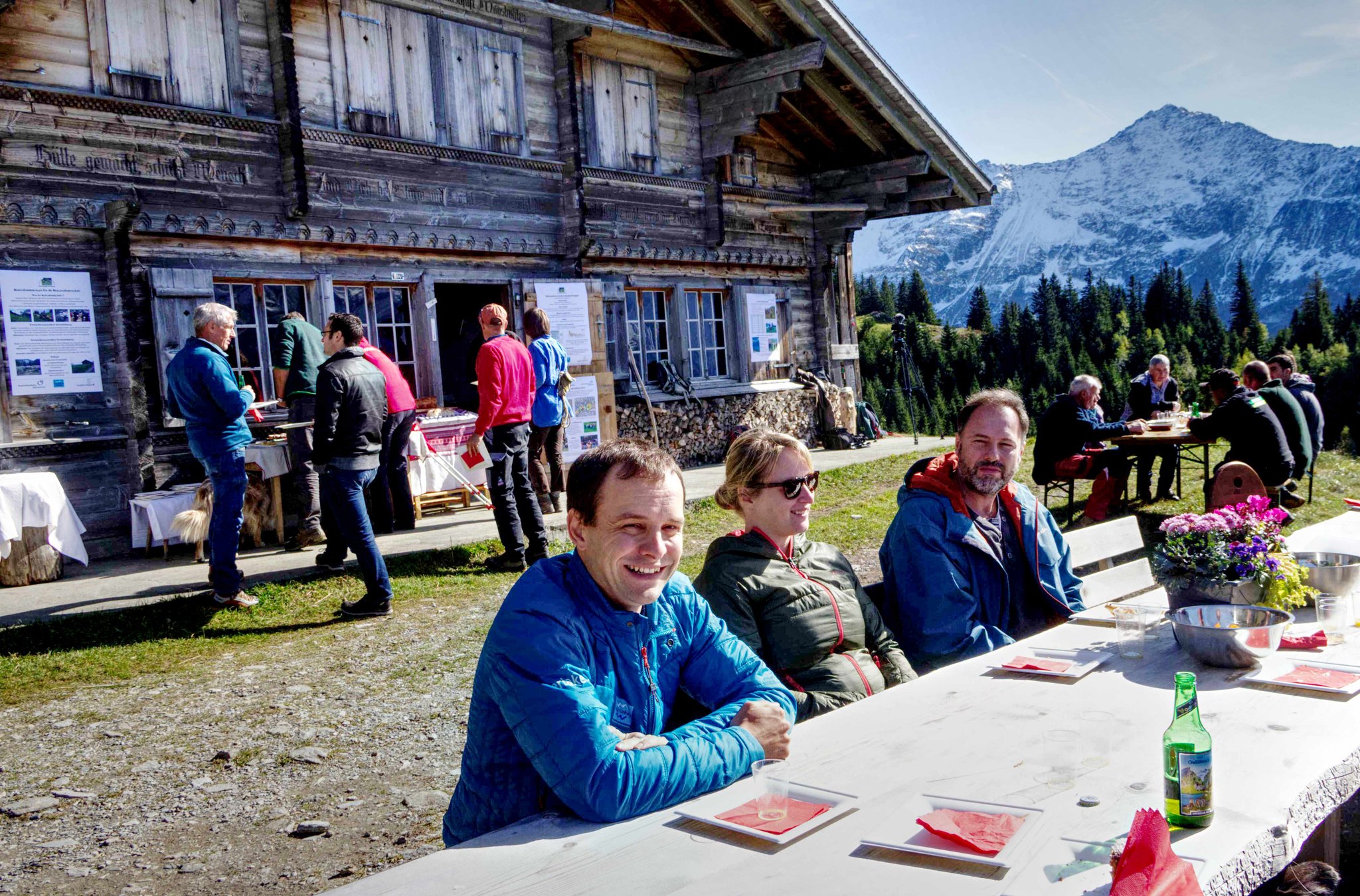 Auch die Touristiker geniessen die schöne Landschaft