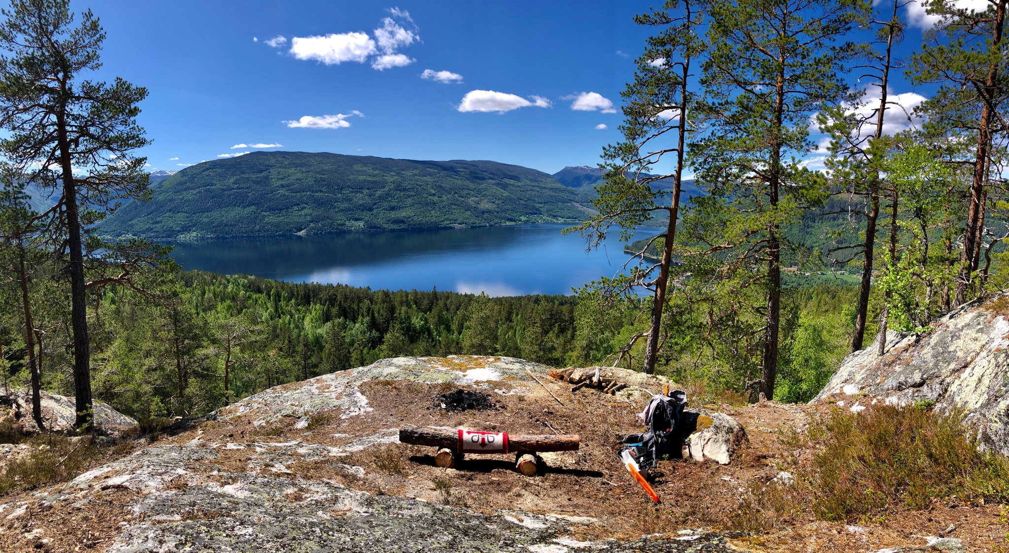 fint og rolig utsiktsplass