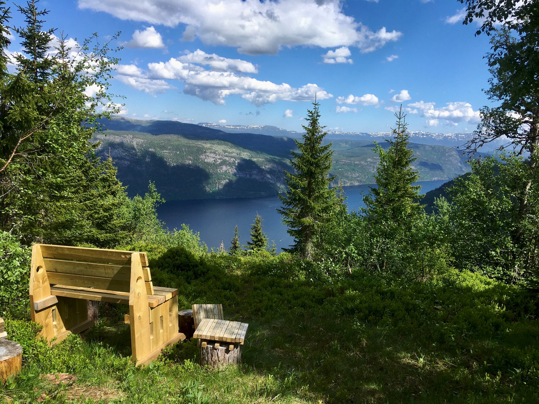 helt på toppen har du andre mulighet til en pause