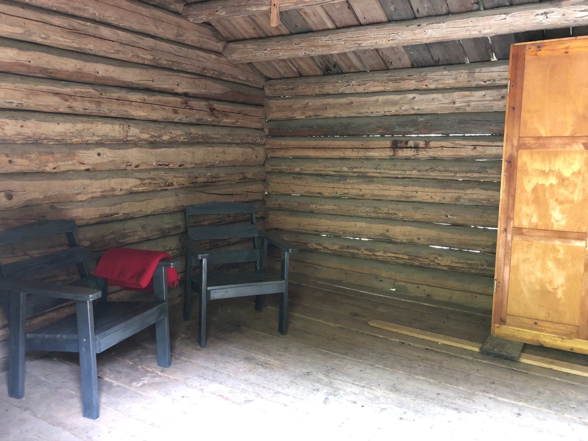 mulighet for å hvile i uthuset