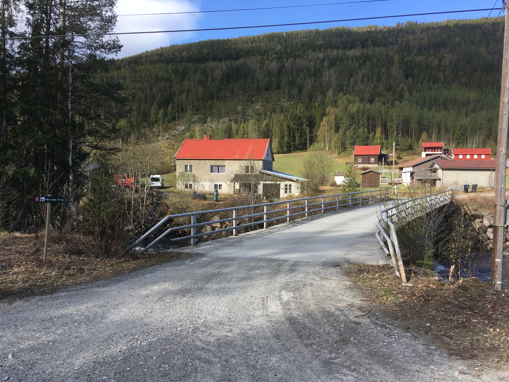 Brücke über Austbygdåe