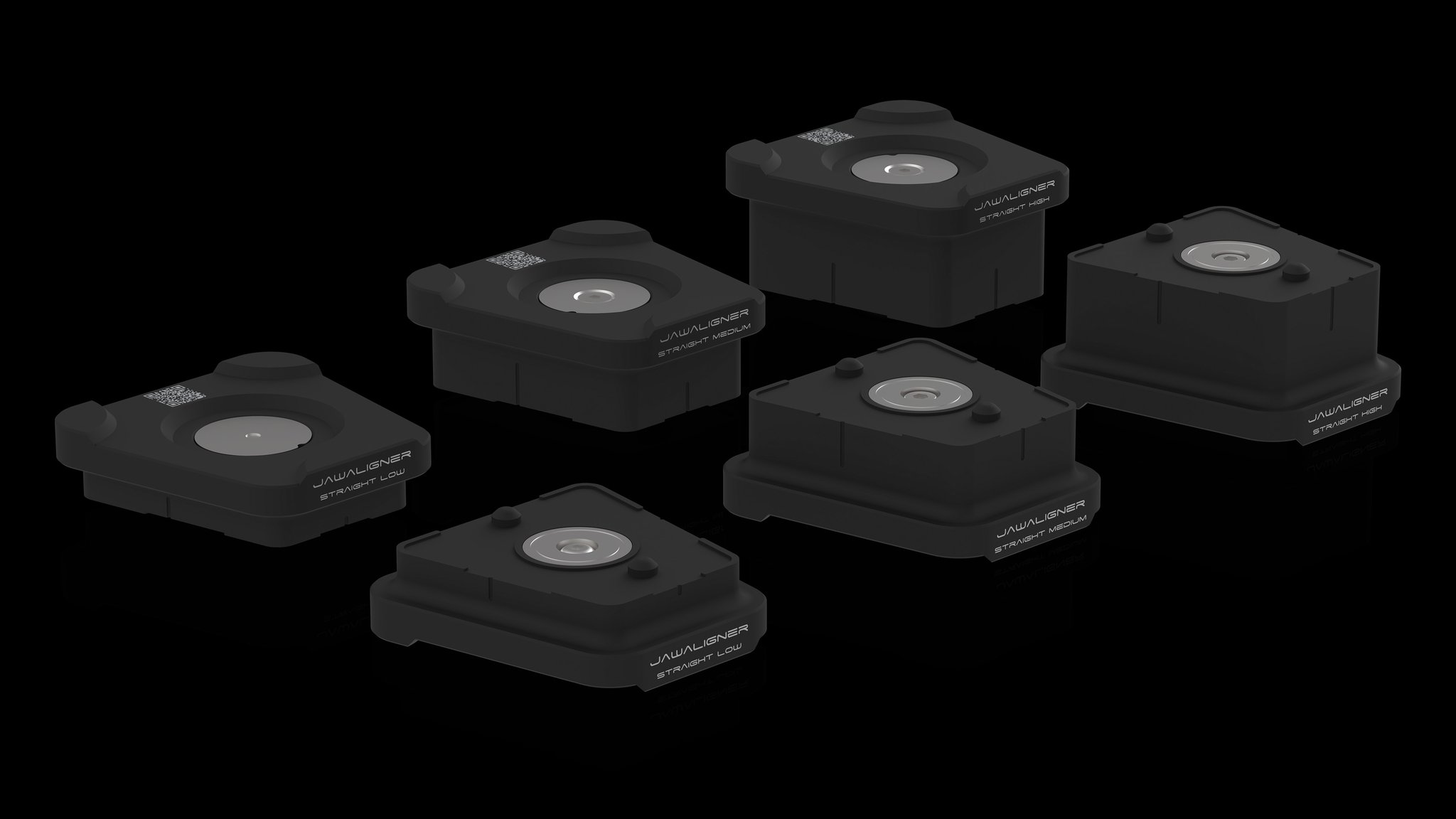 STEP 3 ジョーアライナー PS1 ストレートセットは、Zirkonzahn製PS1咬合器および他社製咬合器に対応します。 上顎・下顎用に高さの異なるスペーサープレート（高／中／低）を各種備え、模型条件に合わせた咬合付与が可能です。