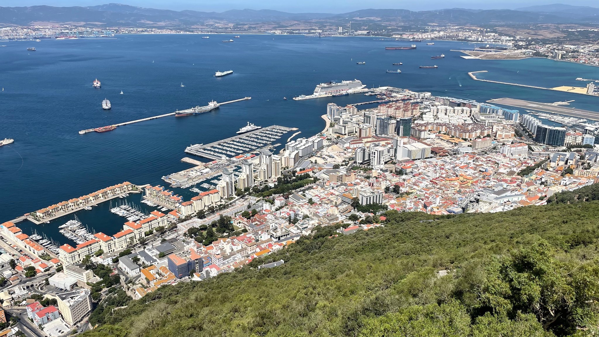 Gibraltar view from the rock