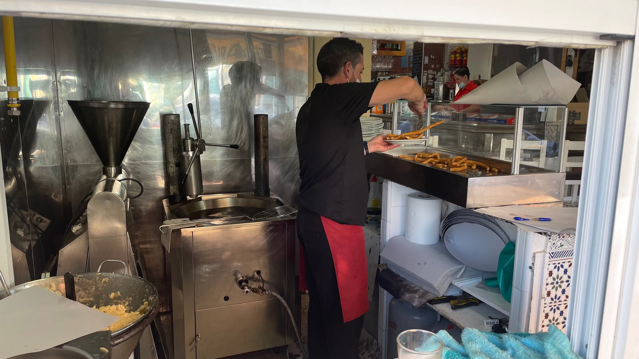 Churros baker in Chipiona