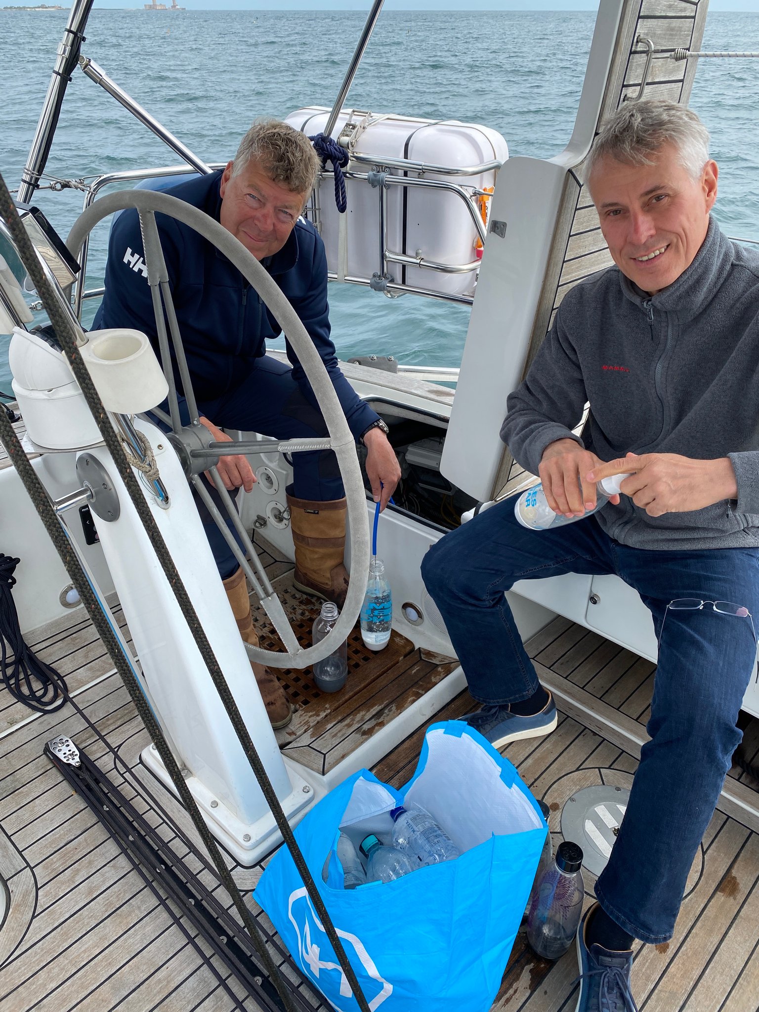 Filling water bottles