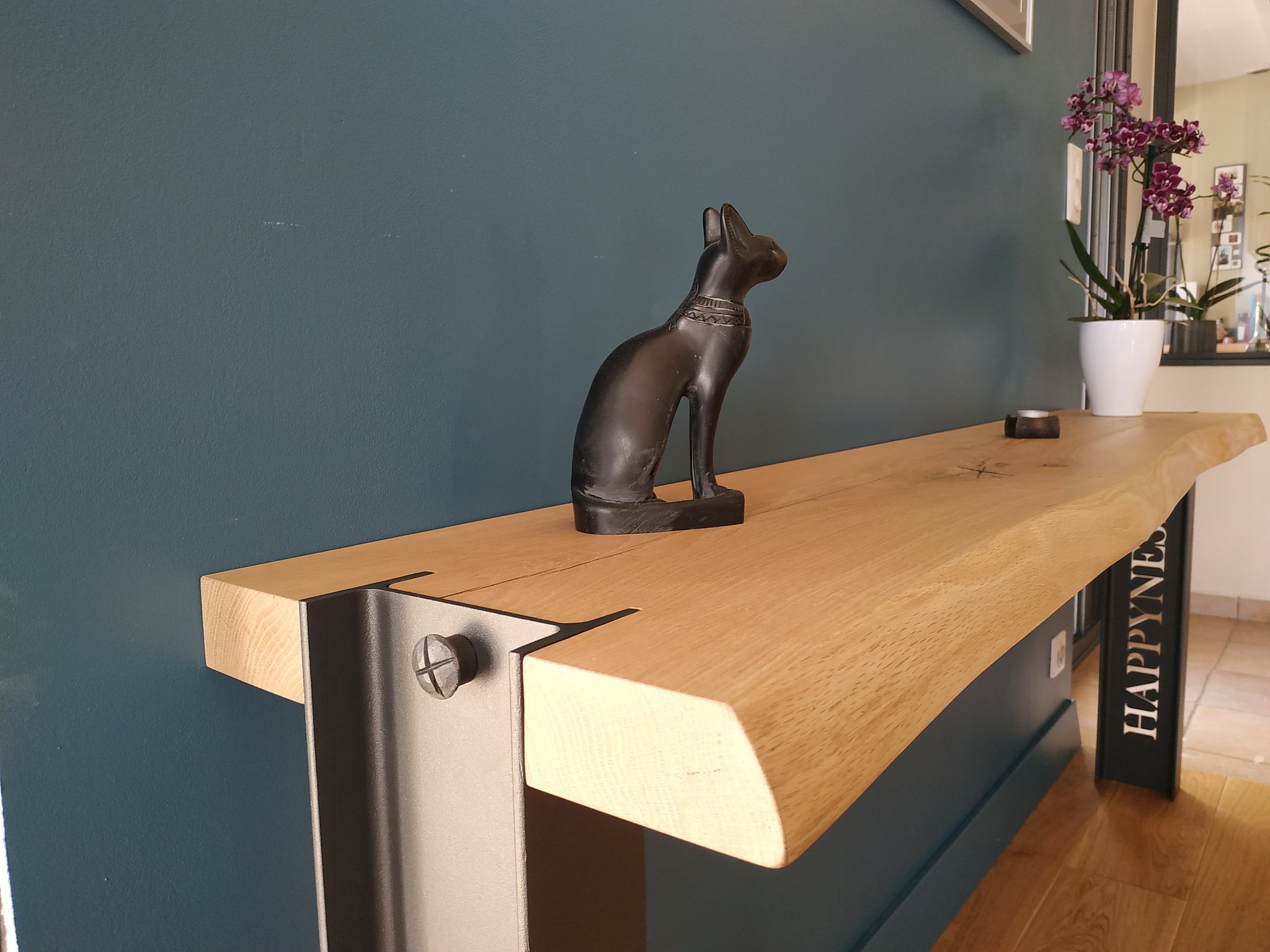 Console chêne massif et IPN