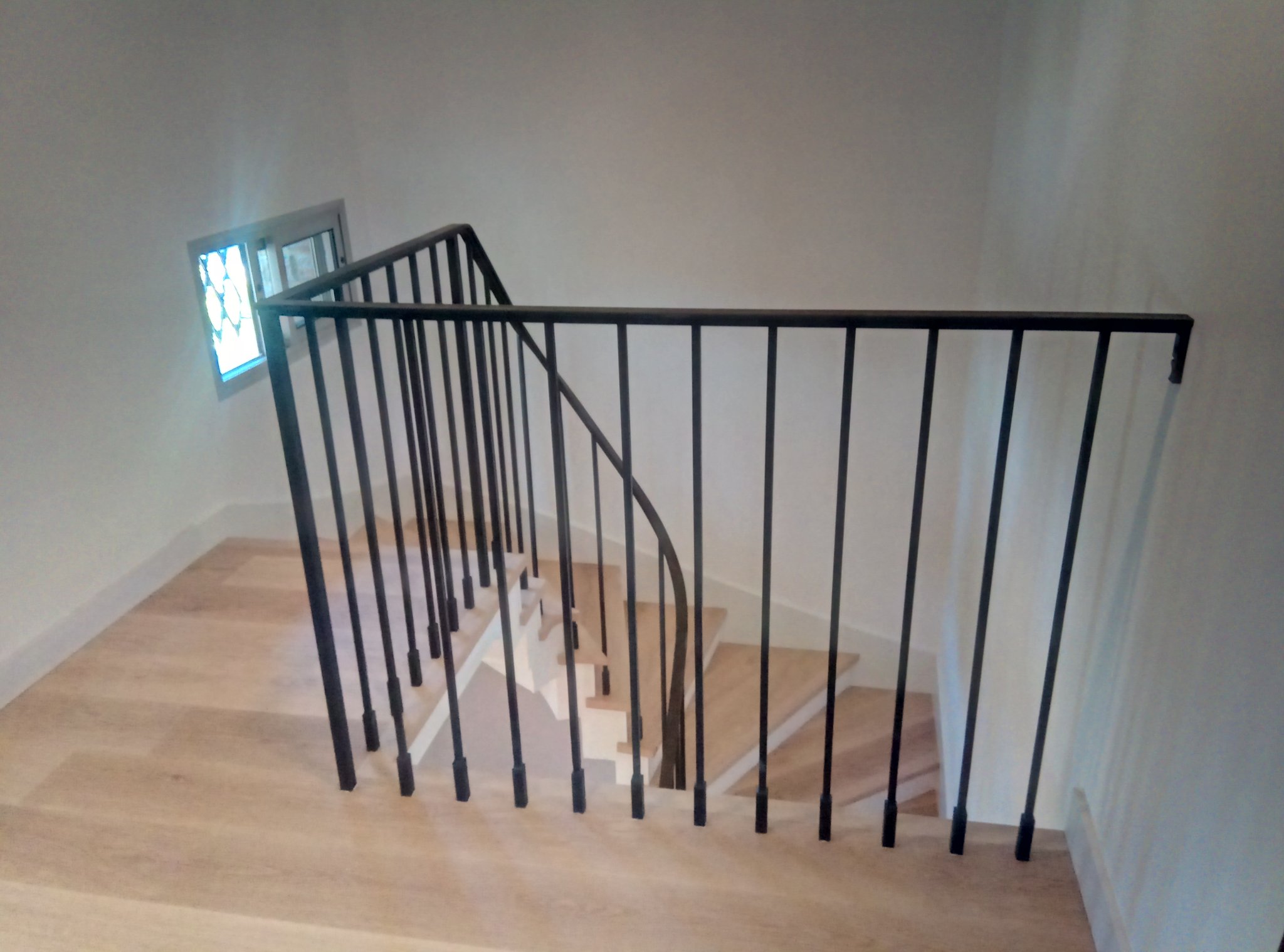 Garde corps à barreaudage. Montpellier, Hérault (34) Métalu d'oc