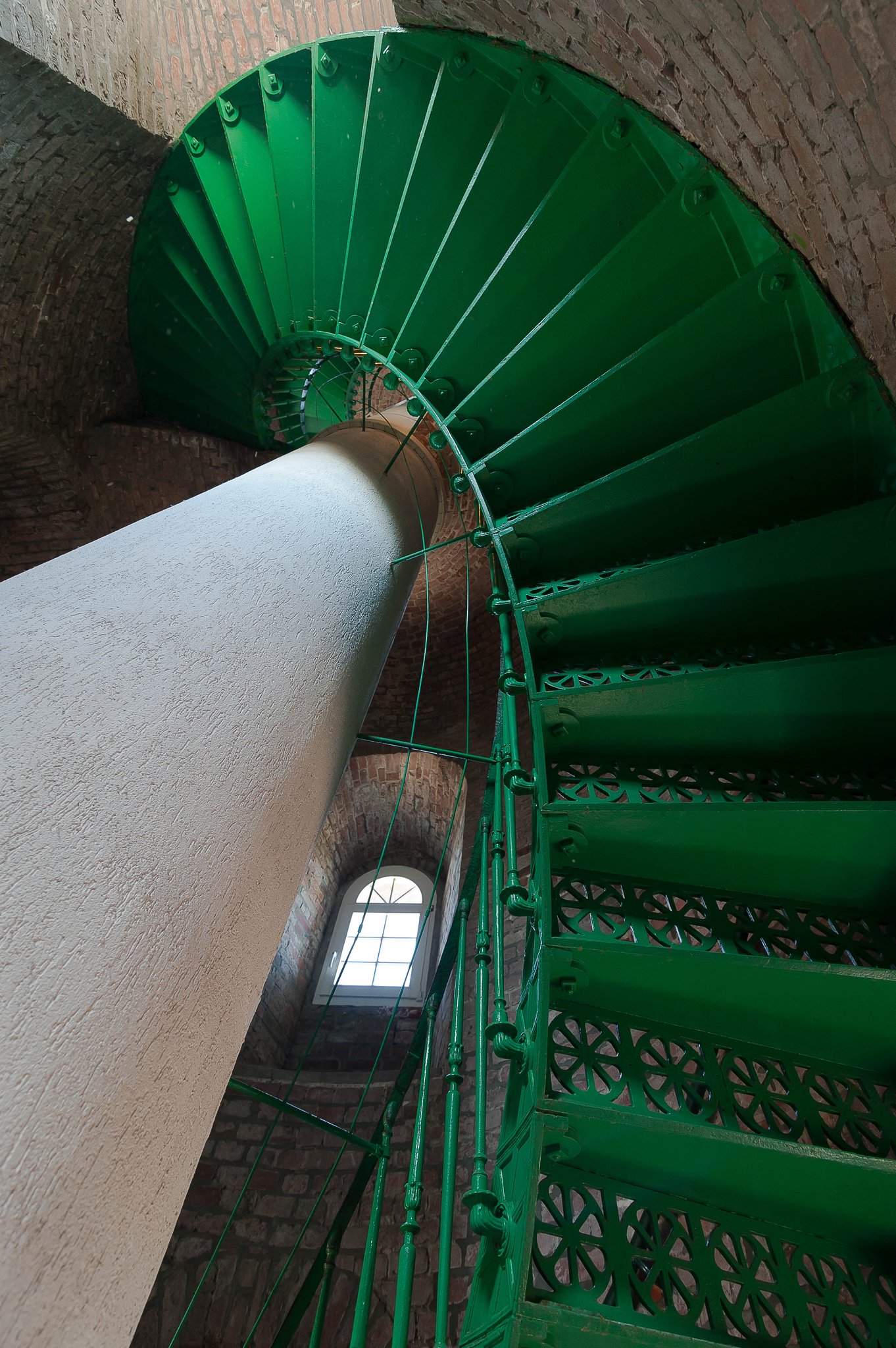 Wendeltreppe des Leuchtturms auf dem Darß