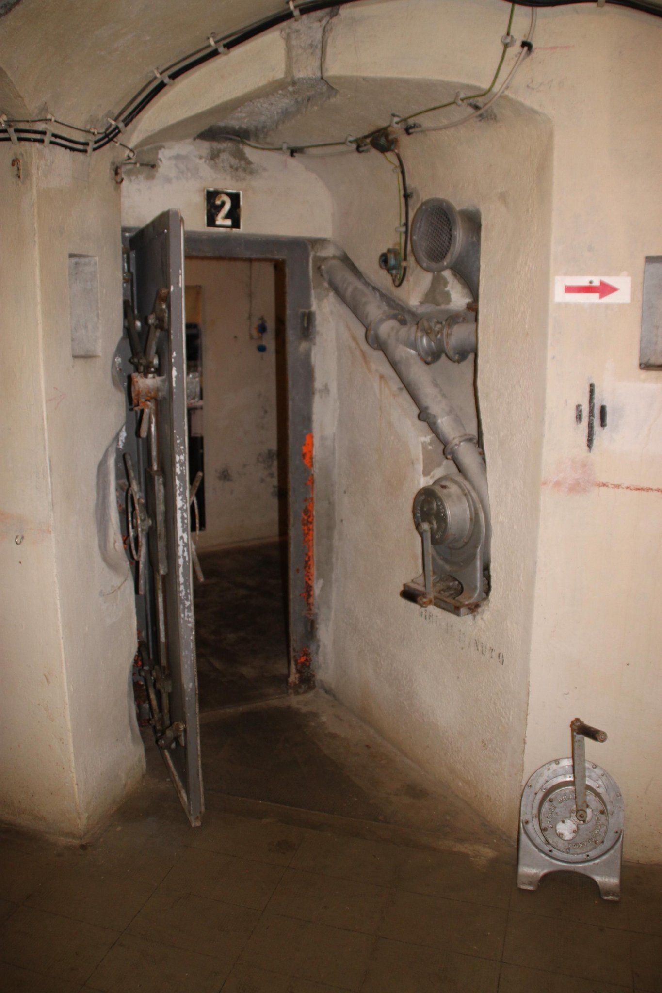 Postazione del cannone da 90mm.