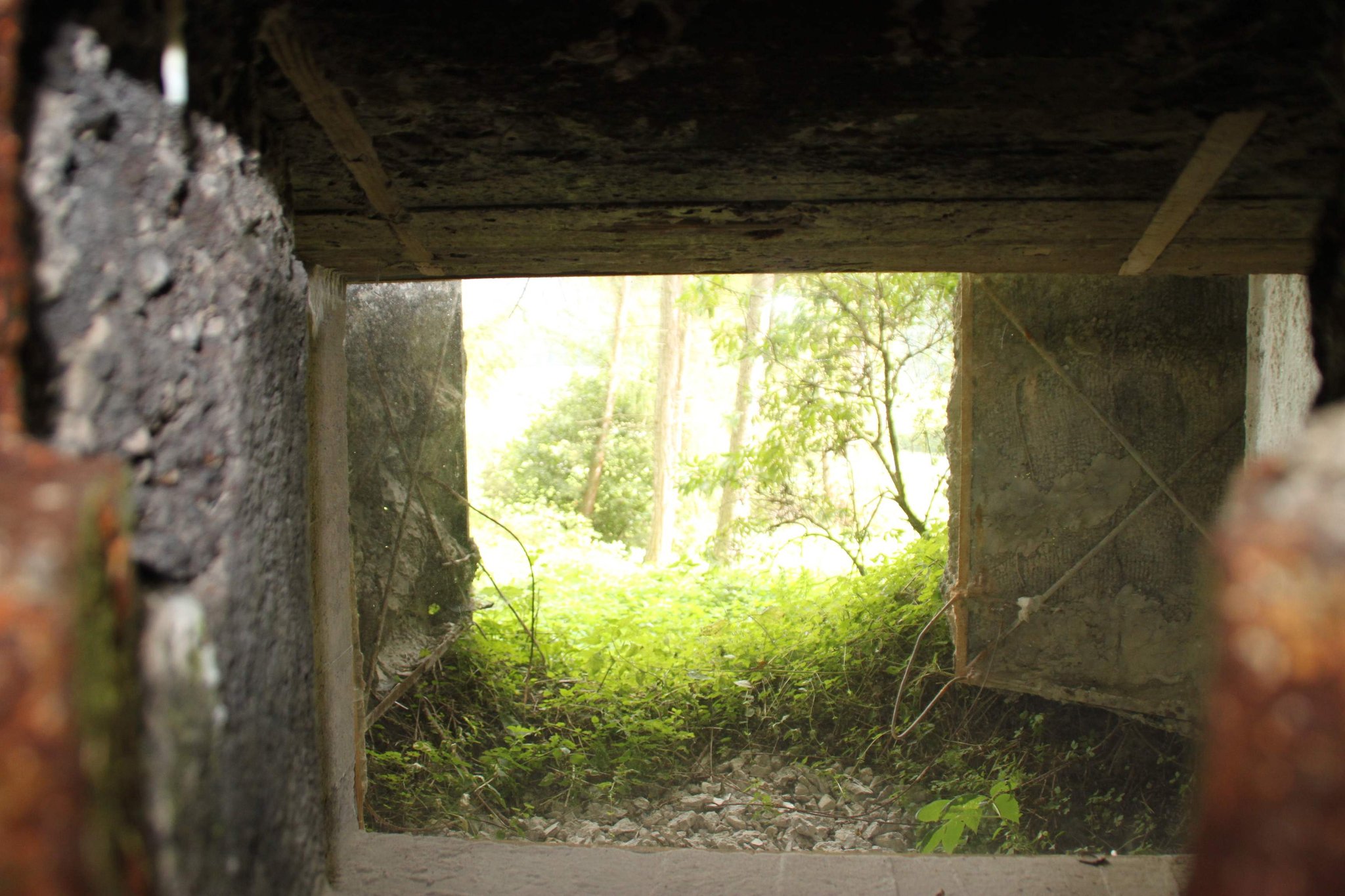 Feritoia della postazione del cannone da 90mm.