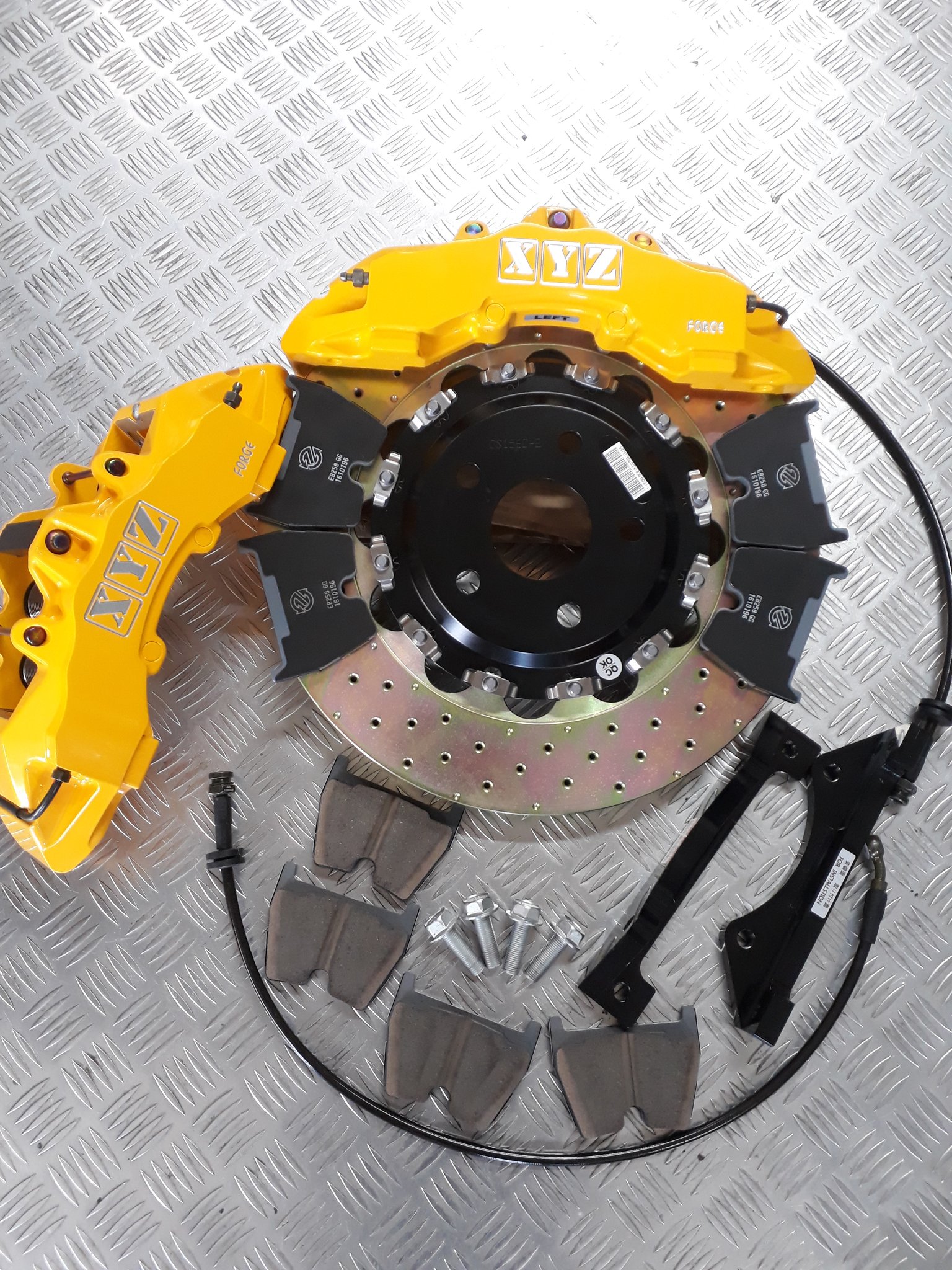 380mm 8 piston brake kit