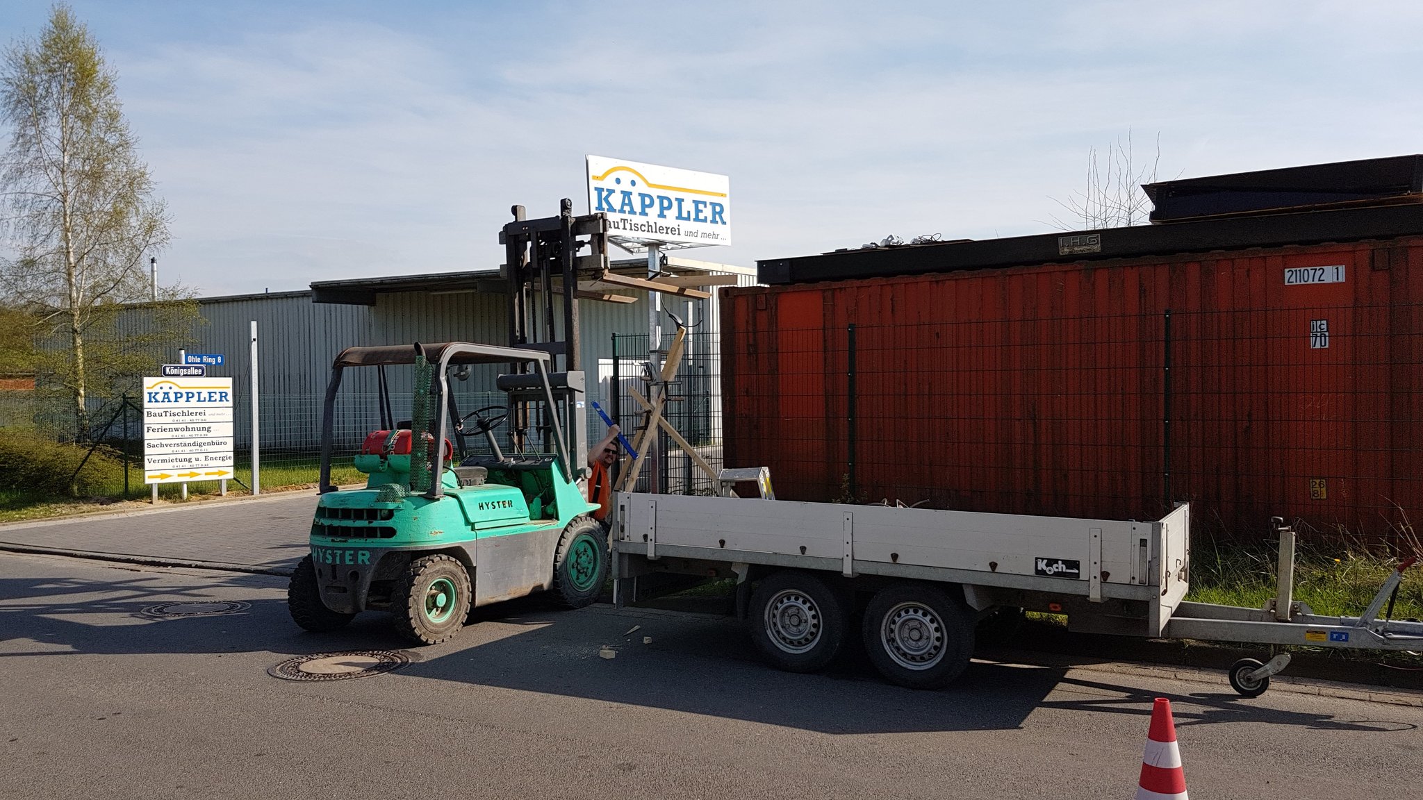 Schild KÄPPLER BauTischlerei