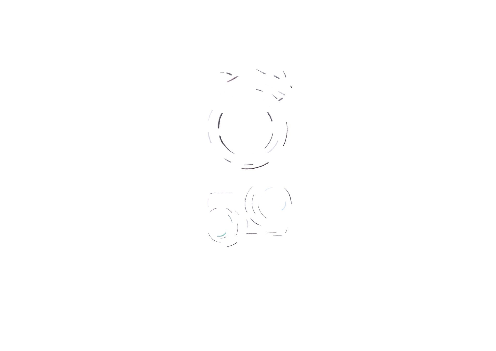 Verfolgen Sie wie unsere neue Schmucklinie Kugelkollektion entsteht  -  Skizze Nr. 1 / 14