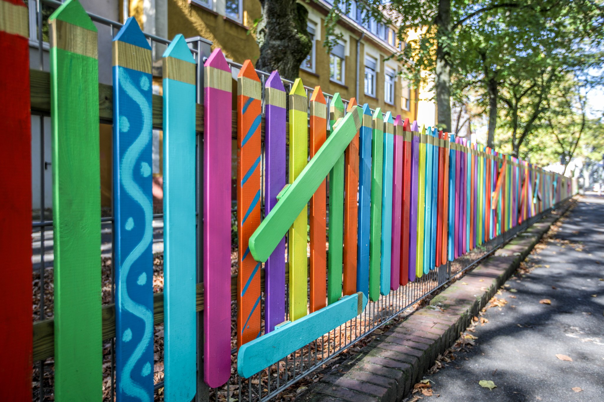 Neuer Zaun (OGS-Ferienprojekt 2018)