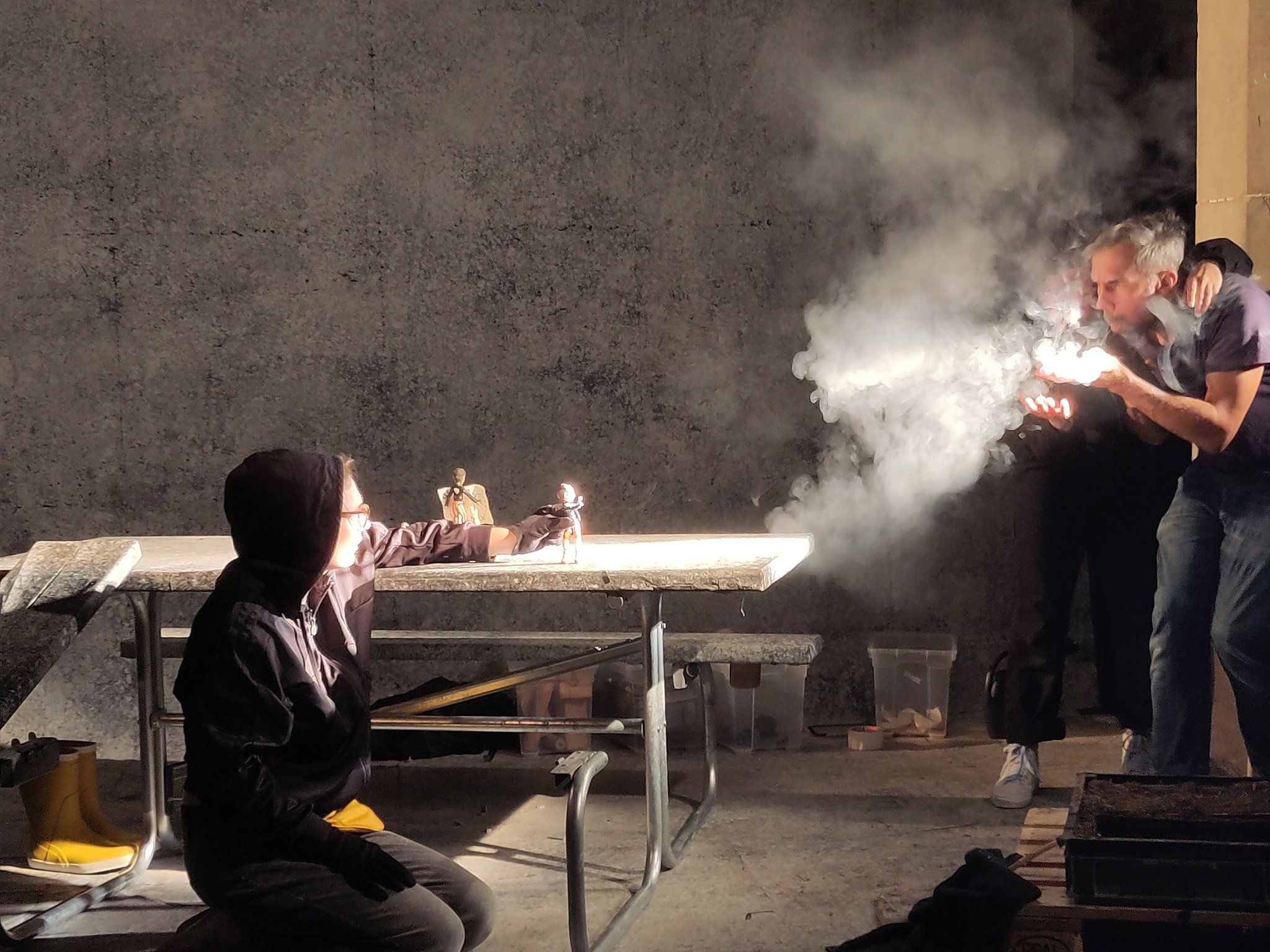 Wie Ida eine Schatz versteckt und Jakub keinen findet (Foto Caroline Krajcir)