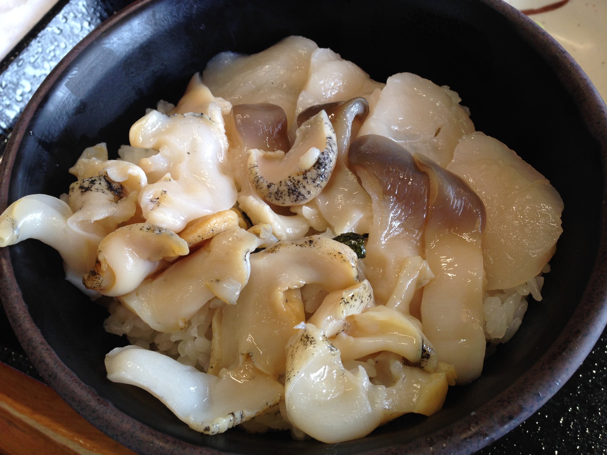 蠣崎商店2階食堂（磯丼）