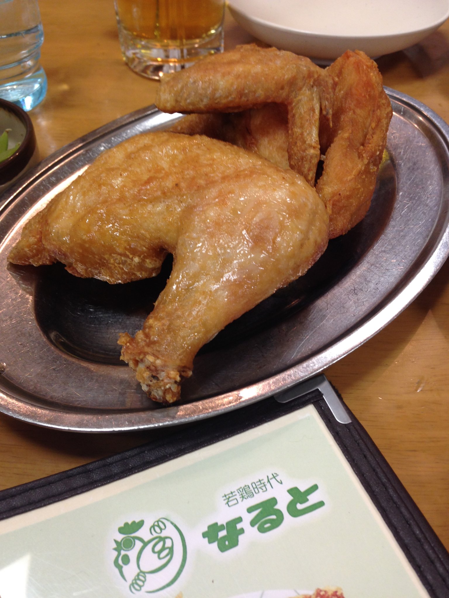 なると本店　若鶏半身揚げ