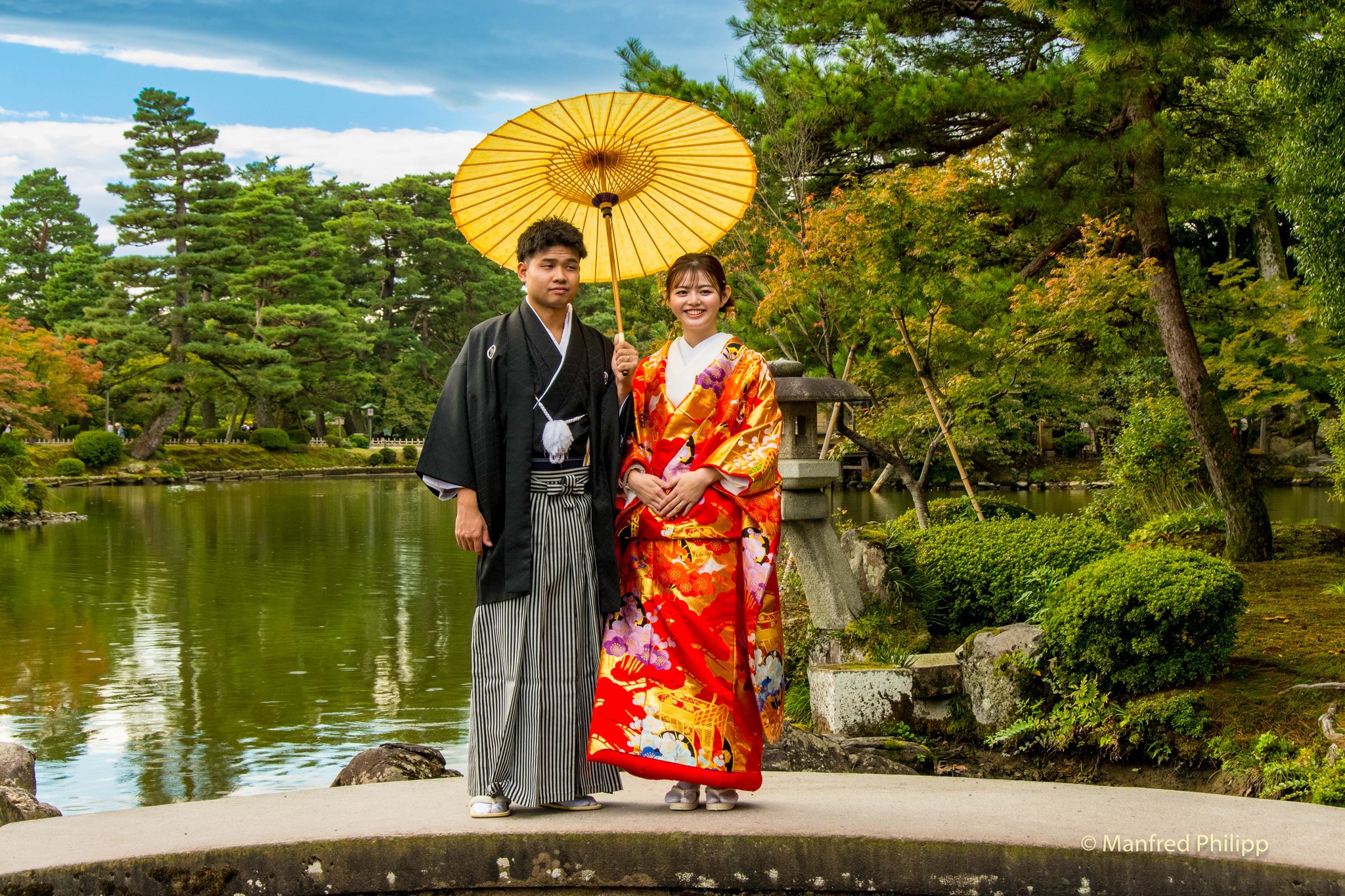 Brautpaar in Kanazawa, Japan