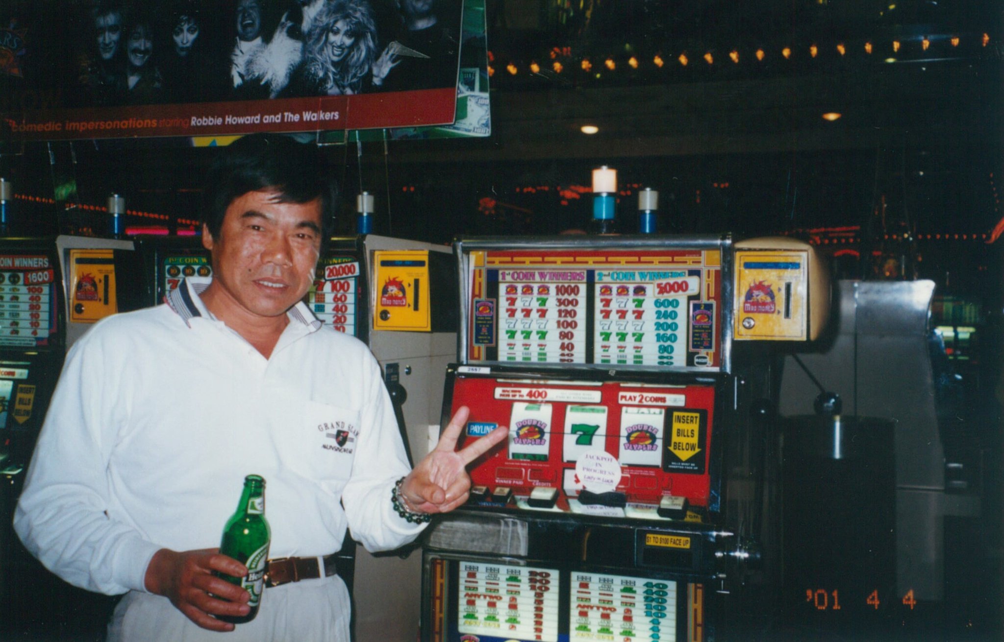 ラスベガスでゲームを楽しむ。