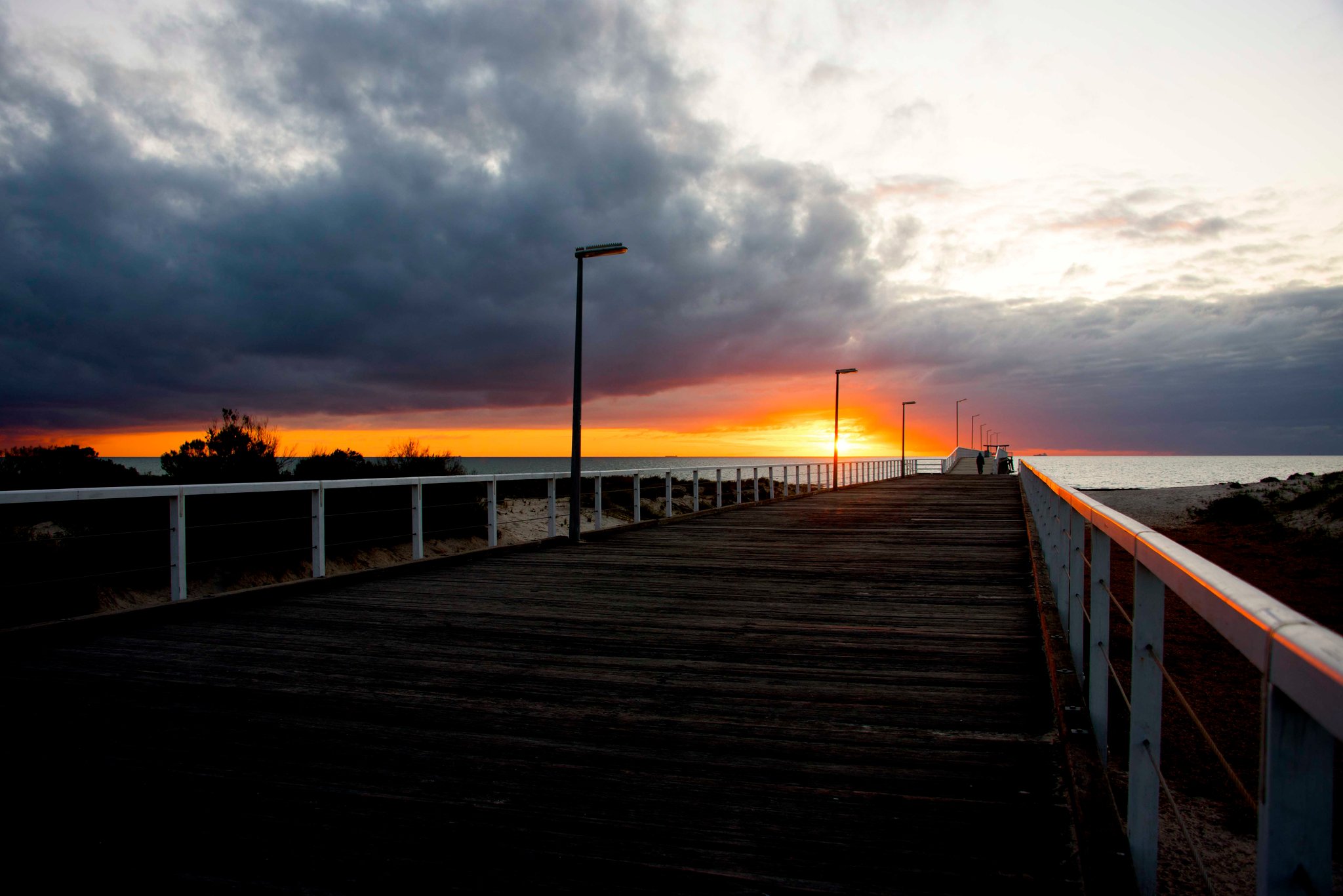 Largs Bay Beach Sunset 11