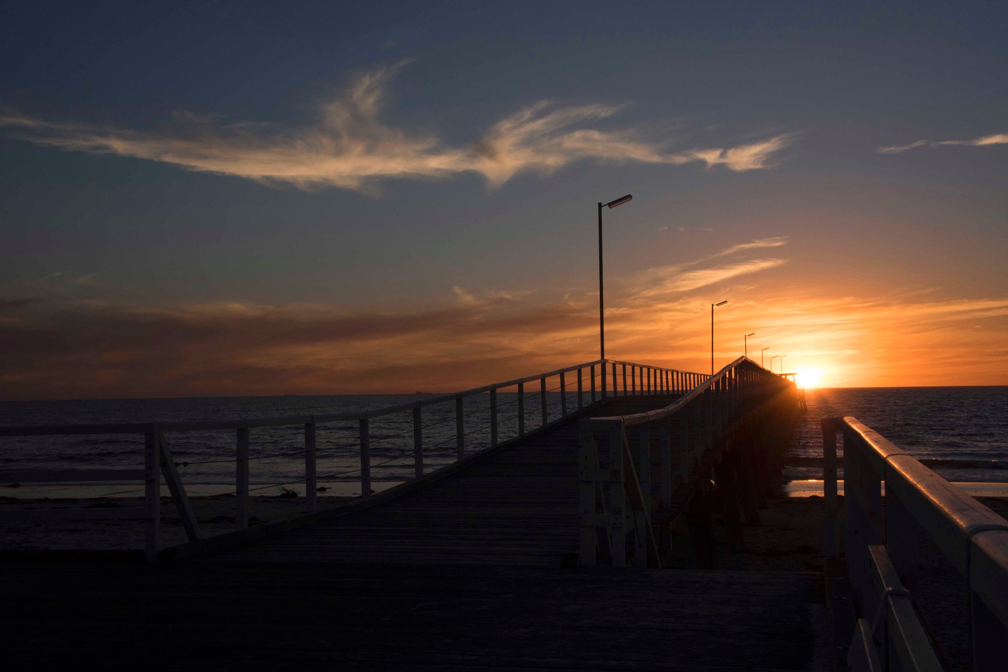 Largs Bay Beach Sunset 10