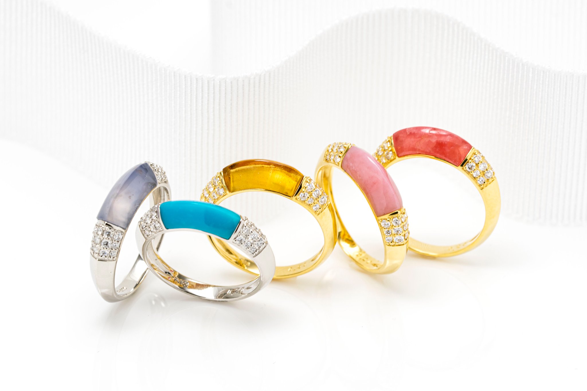 ﾘﾝｸﾞ　　左．￥297,000　左中．￥297,000　中．￥297,000　右中．￥297,000　右．￥297,000