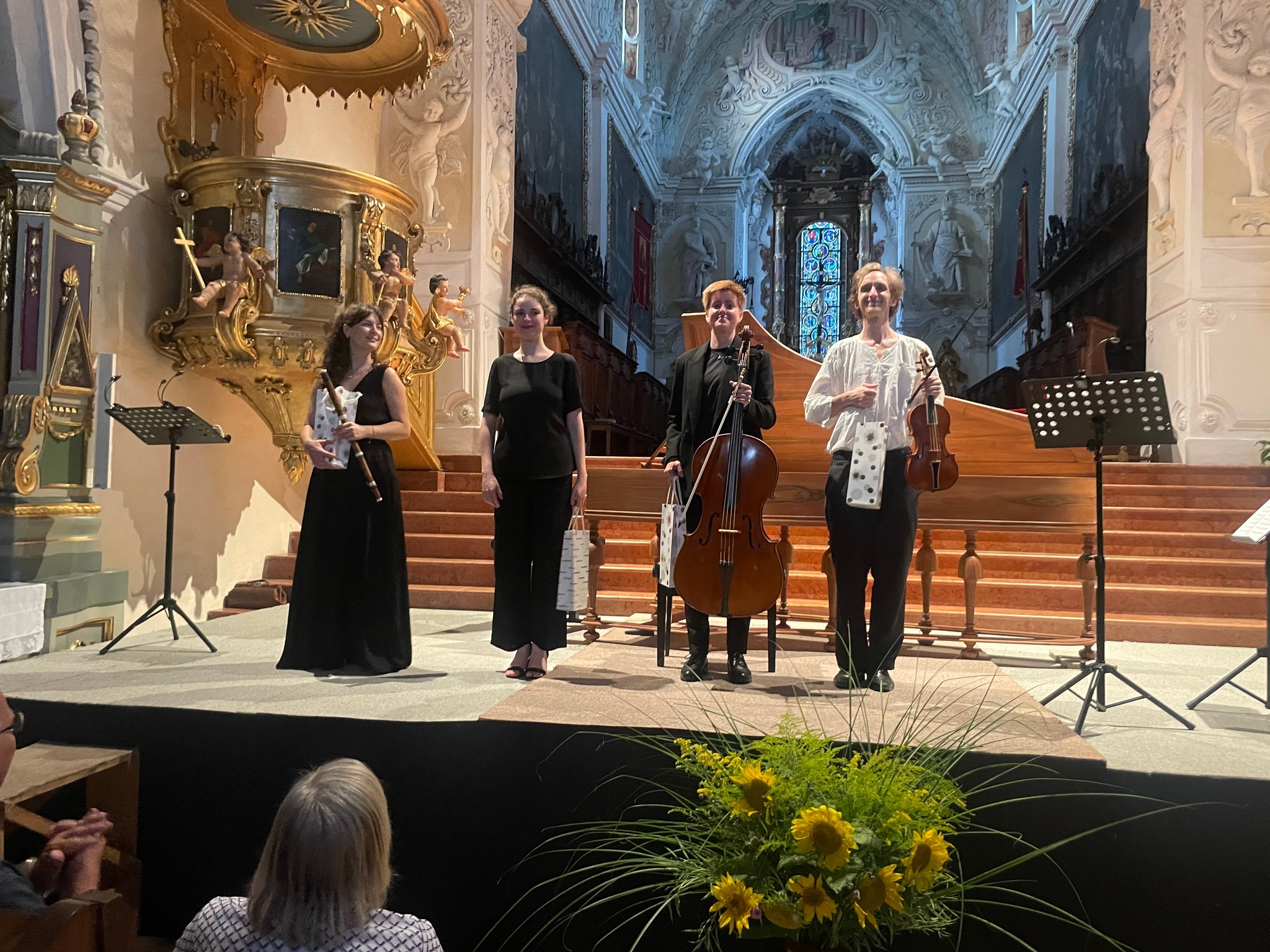 Ensemble Mozaique in der Stiftskirche Ardagger © privat