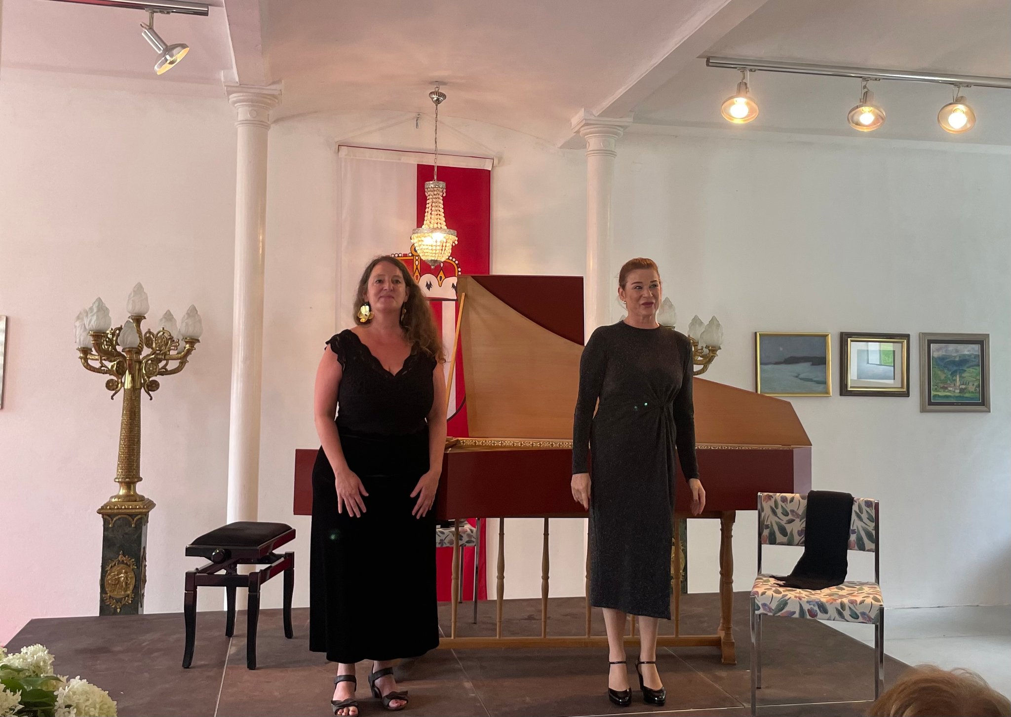 Anne Marie Dragosits und Dörte Lyssewski - Schloss Dornach © privat