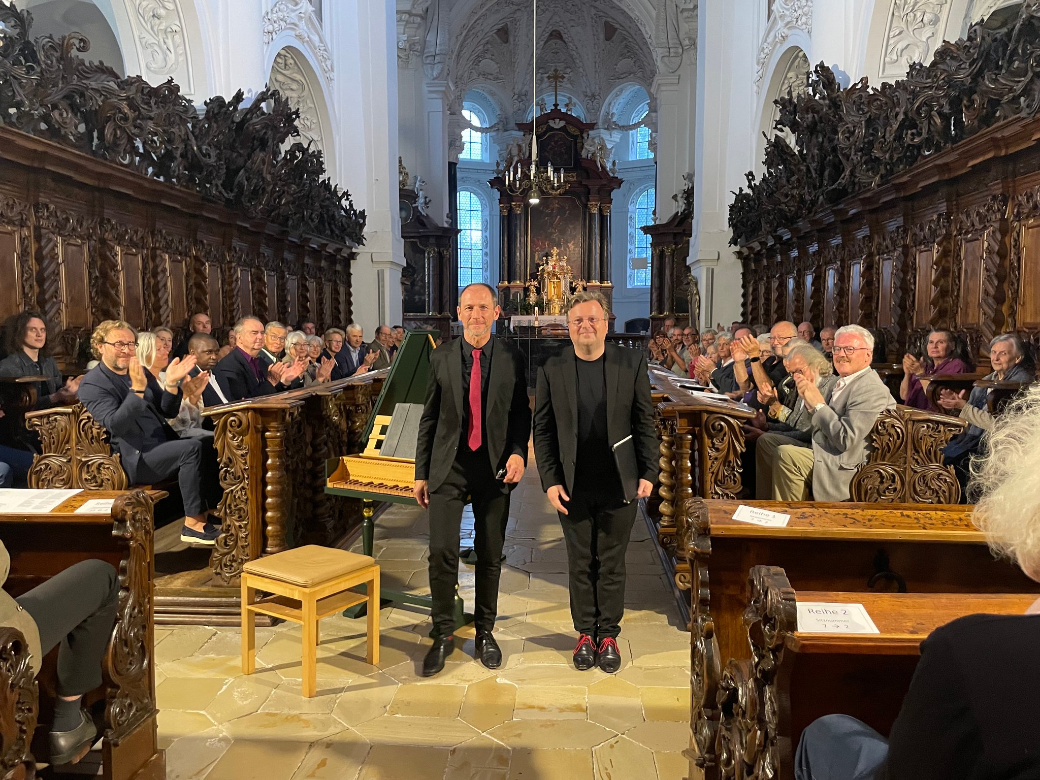 Bernhard Prammer und Franz Vitzthum - Stiftskirche Baumgartenberg © privat