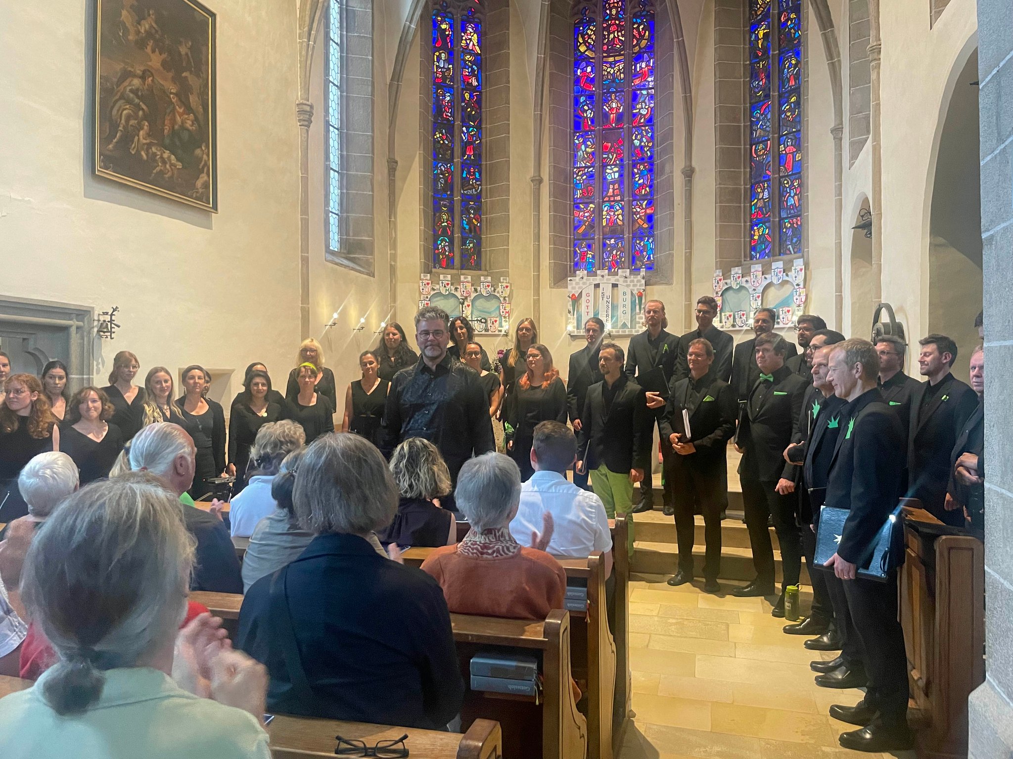 Hard-Chor versus Machine © privat