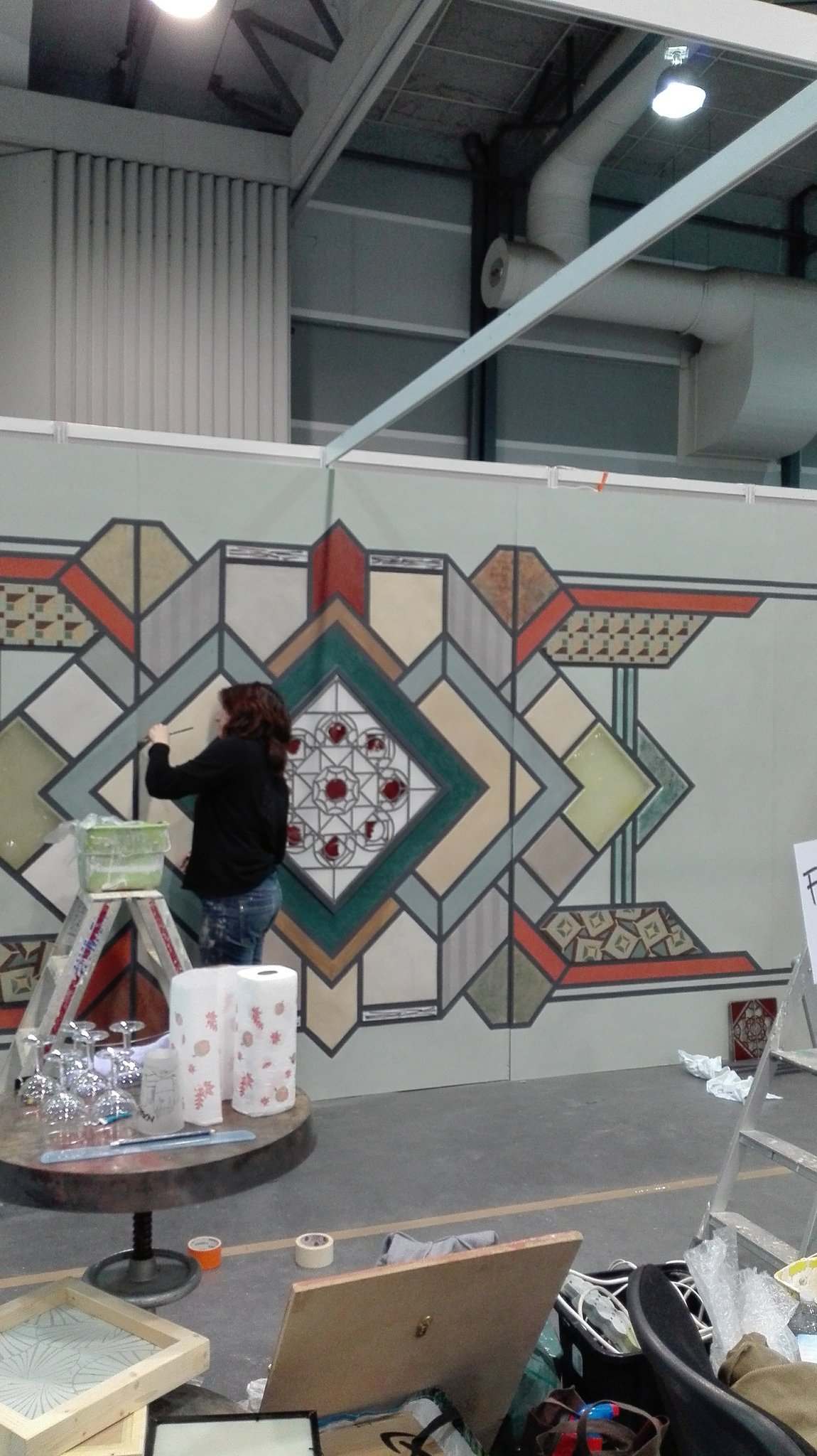 7 artisans réunis pour partager l'artisanat dans l'habitat en occitanie, sur ce panneau: 