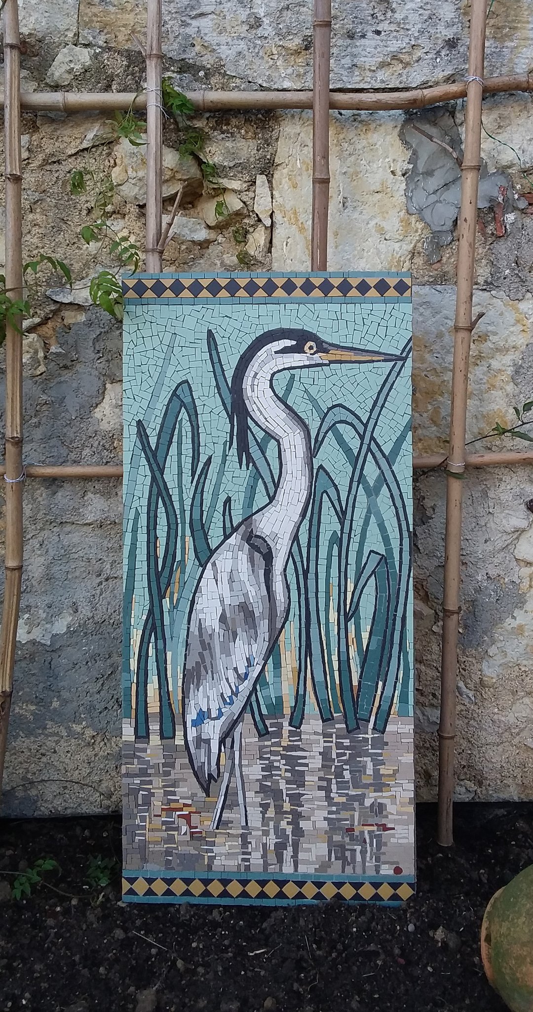 reproduction du héron de Mathilde