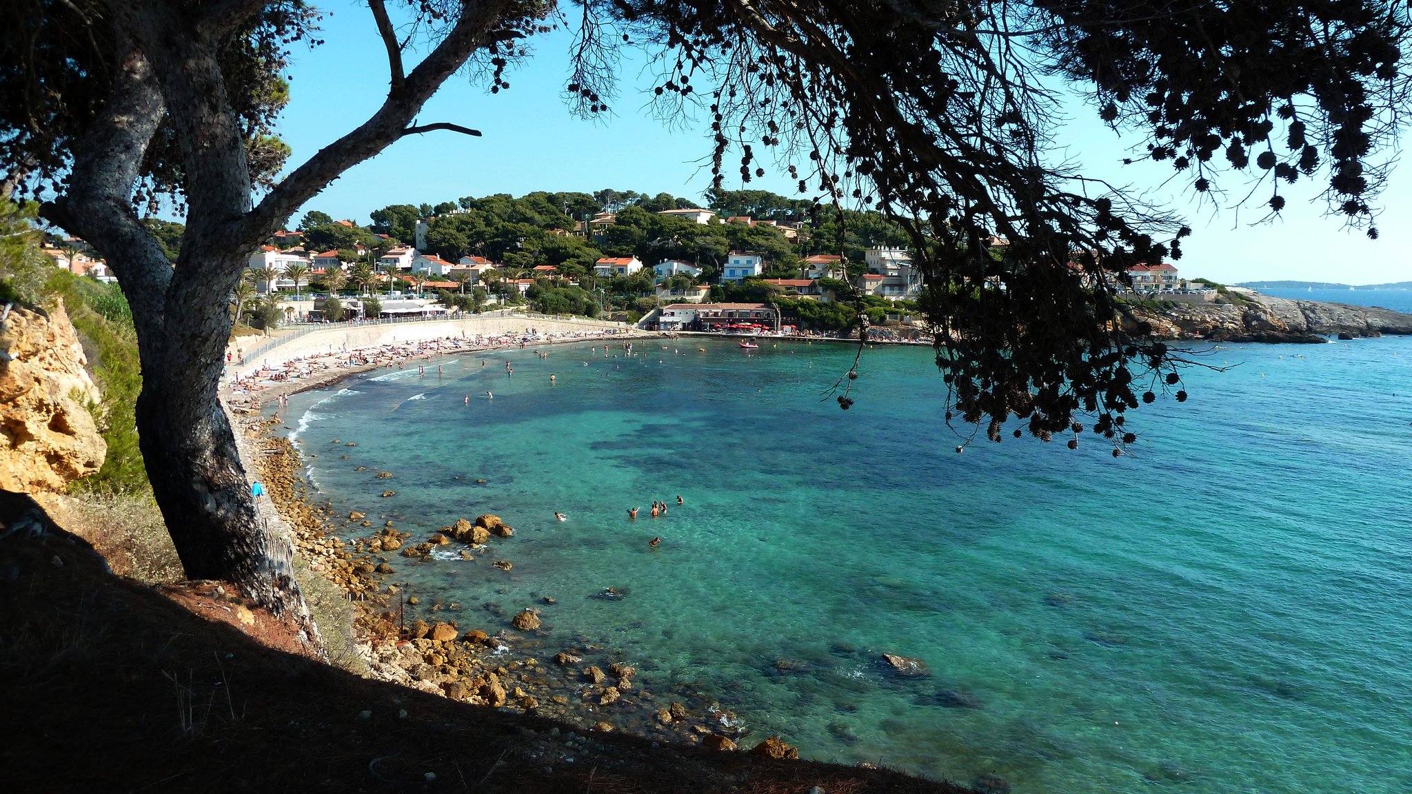 Plage de Portissol Sanary sur Mer
