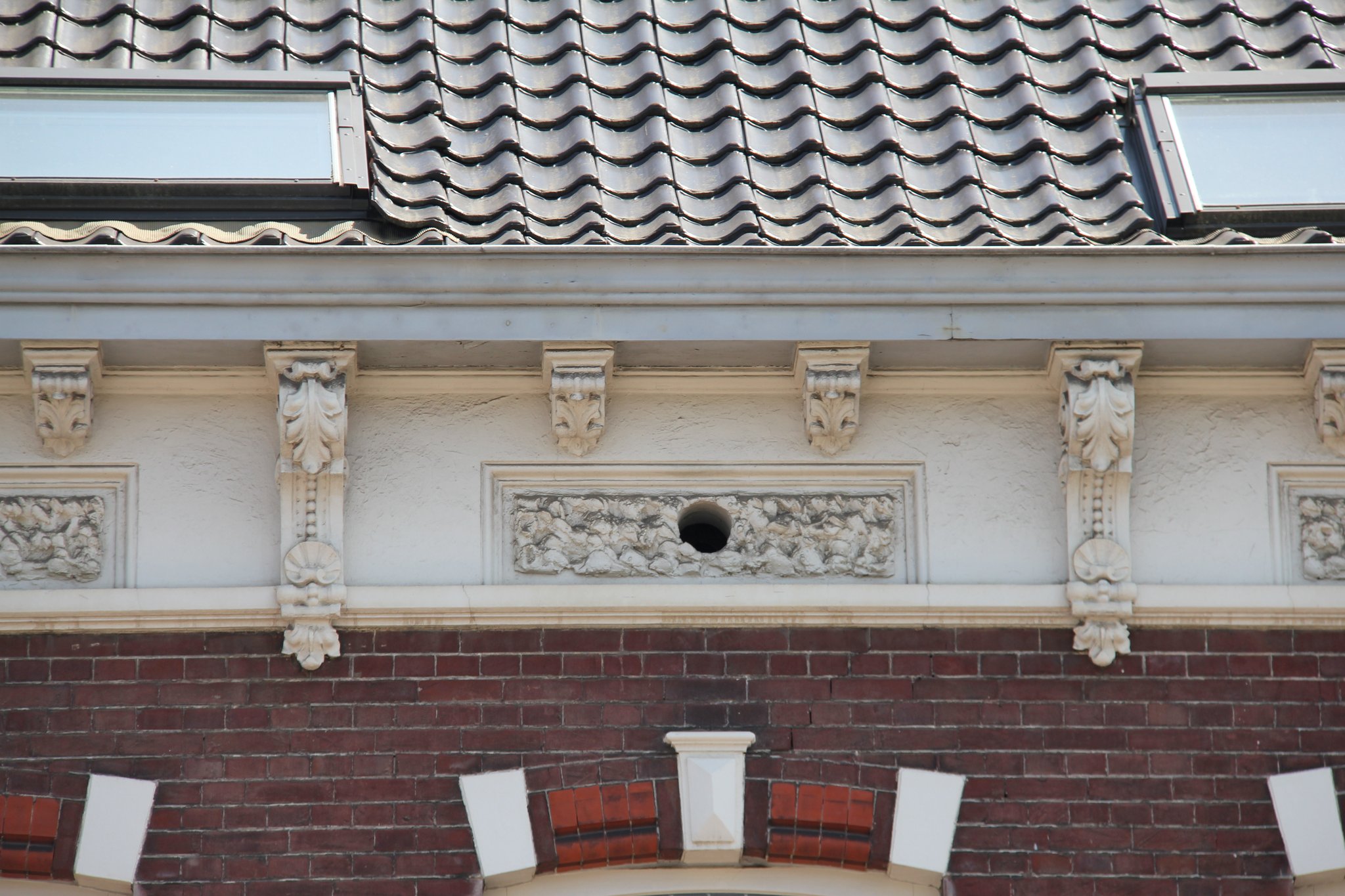 Detail voorgevel