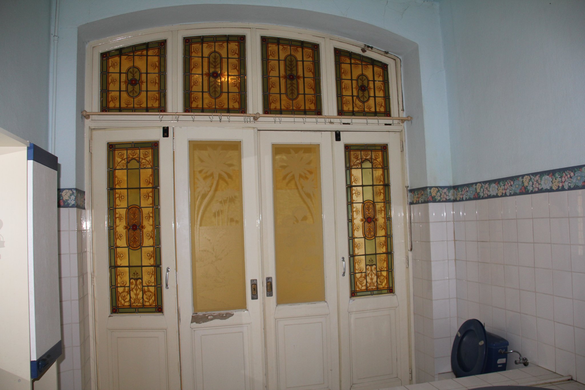 Detail interieur bovenwoning. 