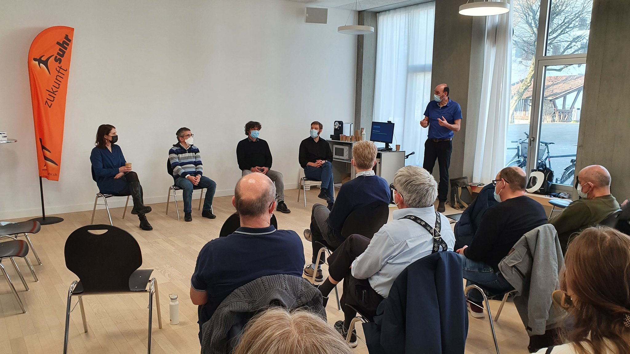 Greuter moderiert die lebendige Fragerunde