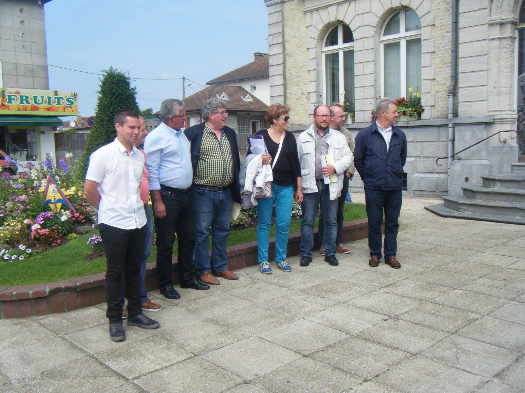 Berck-sur-Mer, le jury et Monsieur le Maire