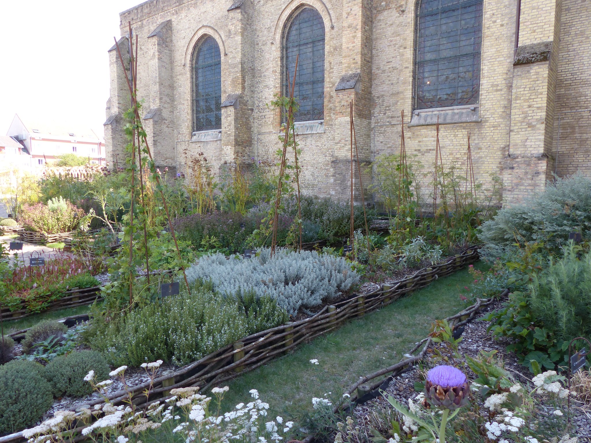 Carré potager au jardin Tudor