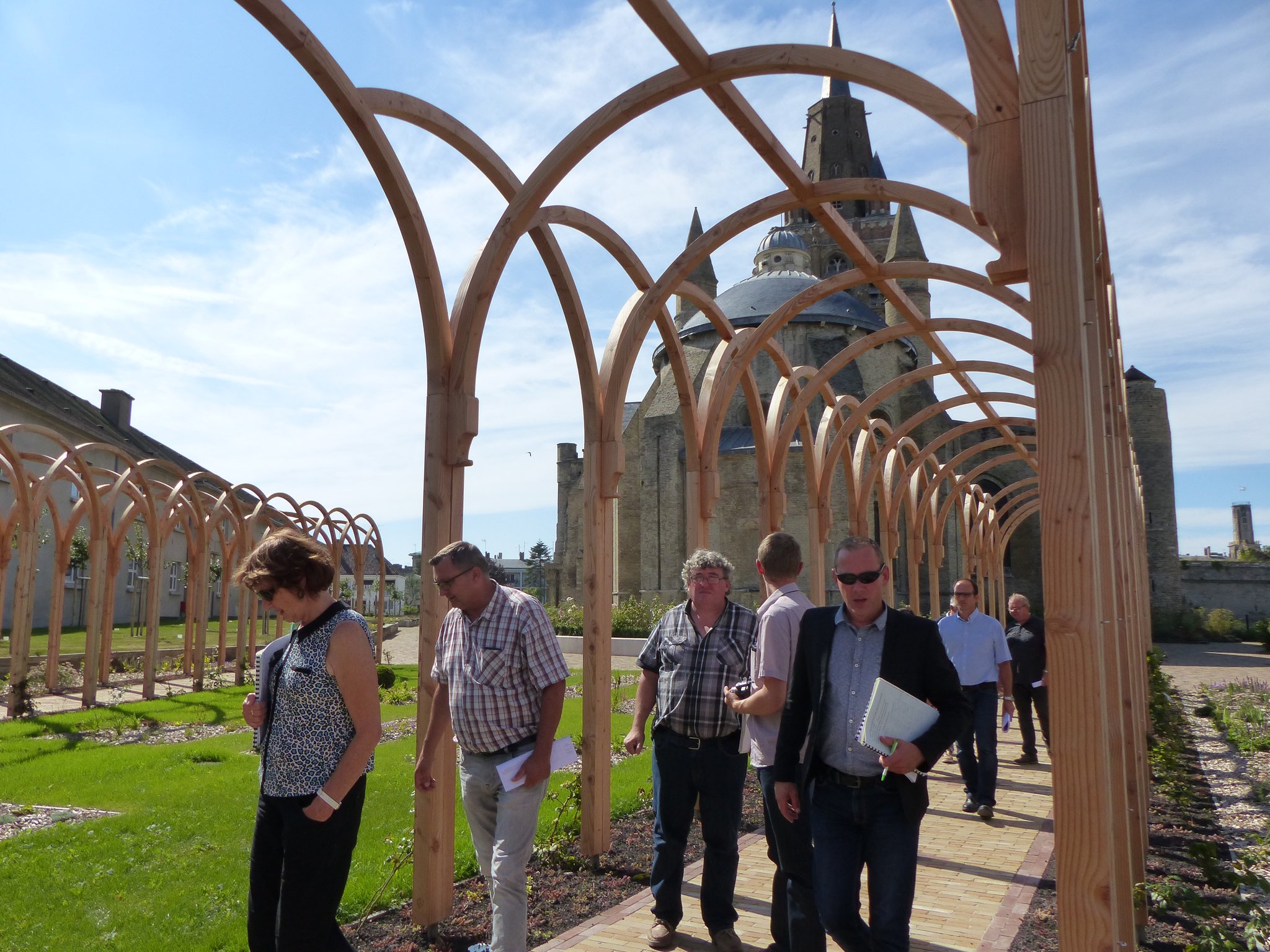 armature originale au jardin Tudor