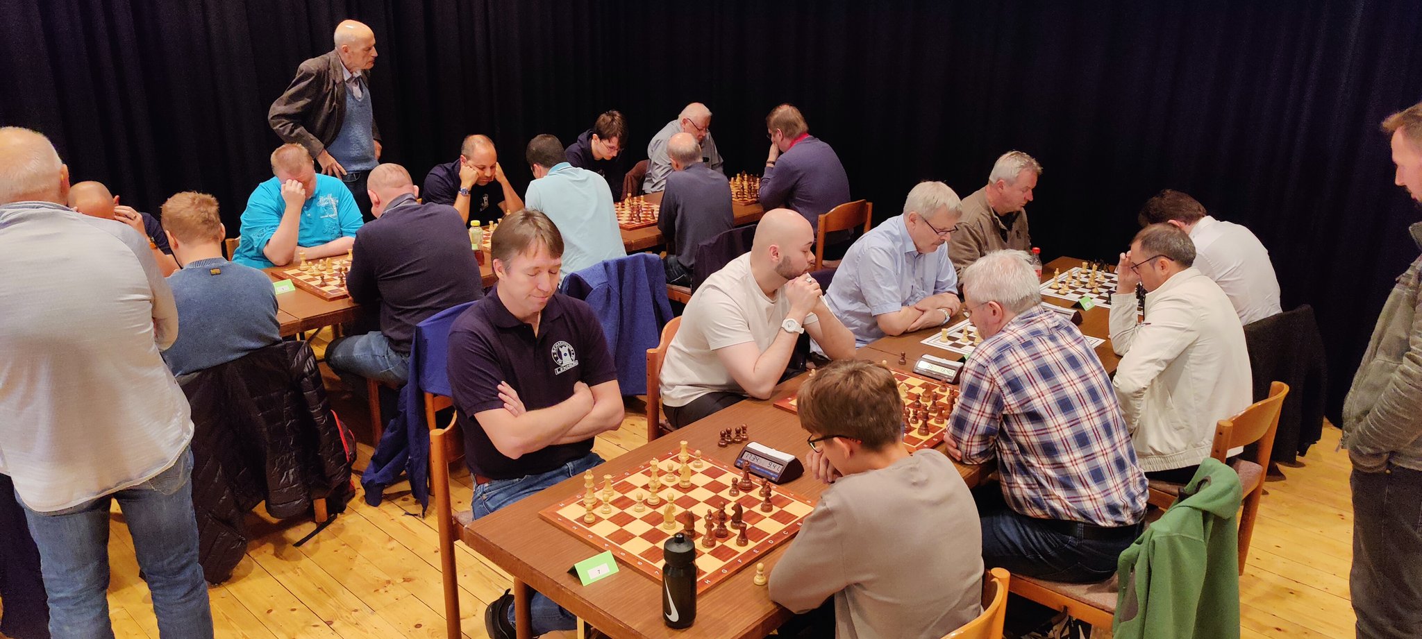 Martin Schmid gegen den starken U-16 Junior Michael Schmid des (SK Aarau)