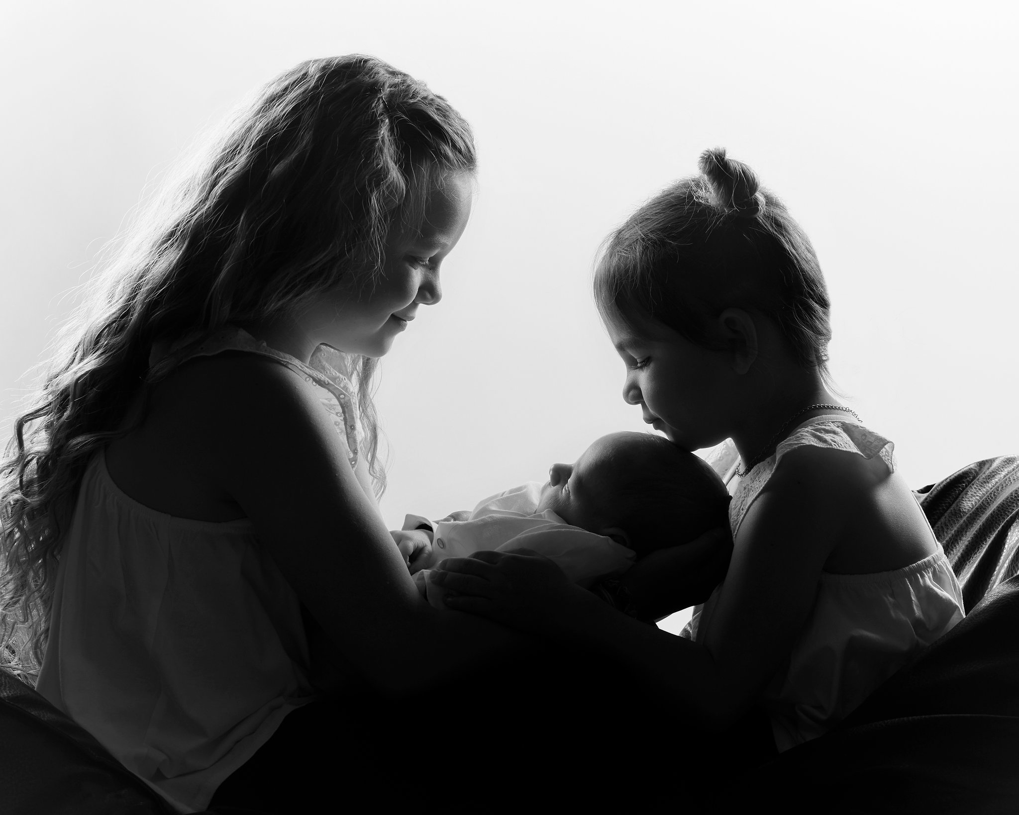 Portrait fratrie - nouveau-né