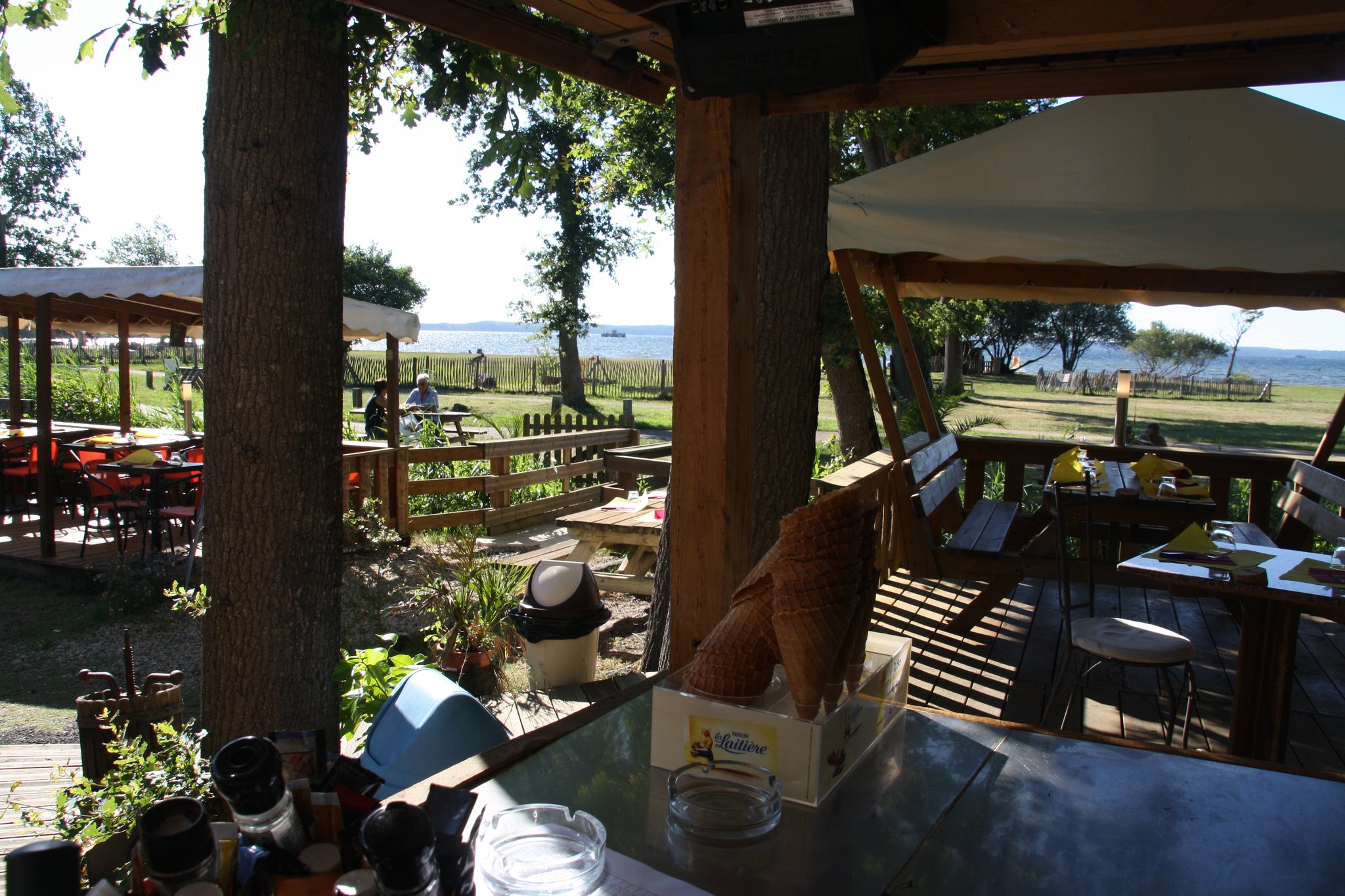 Vue panoramique sur le lac 