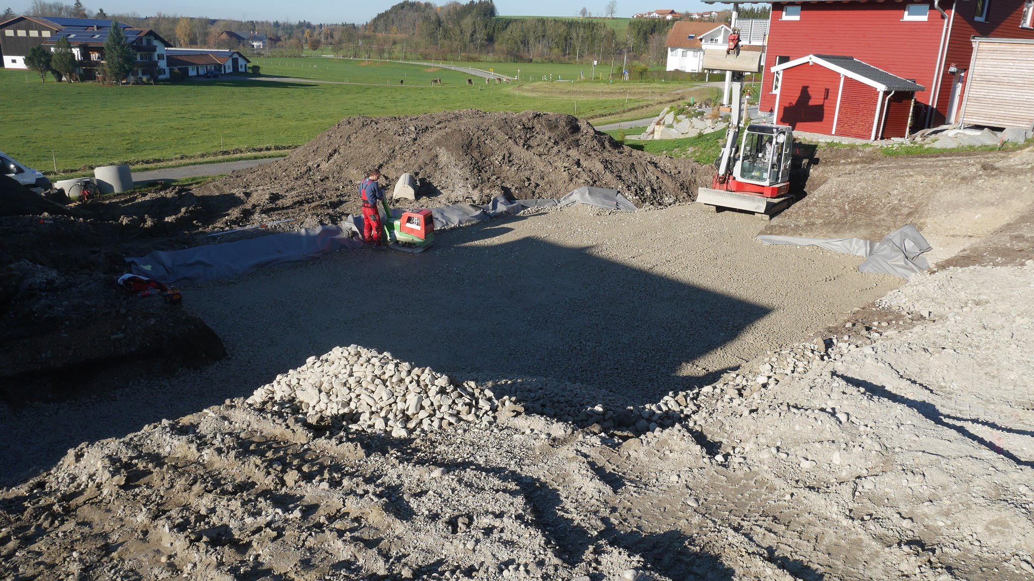 BV: Lauben Schlüsselfertiges EFH mit Garage und Stützwände inkl. Bodenaustausch