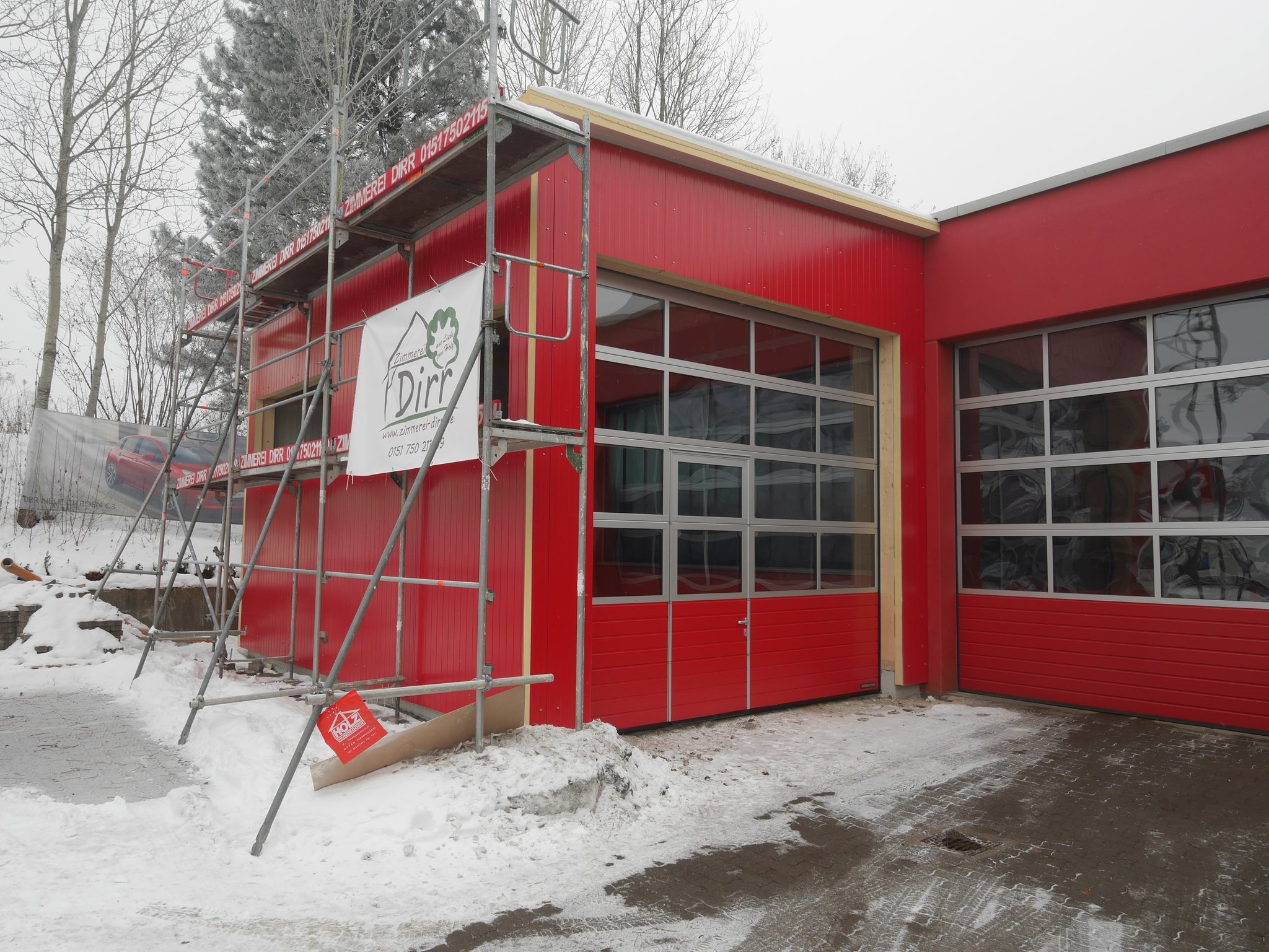 BV: Kempten für Autohaus Bernasconi Anbau einer Auto-Annahmehalle