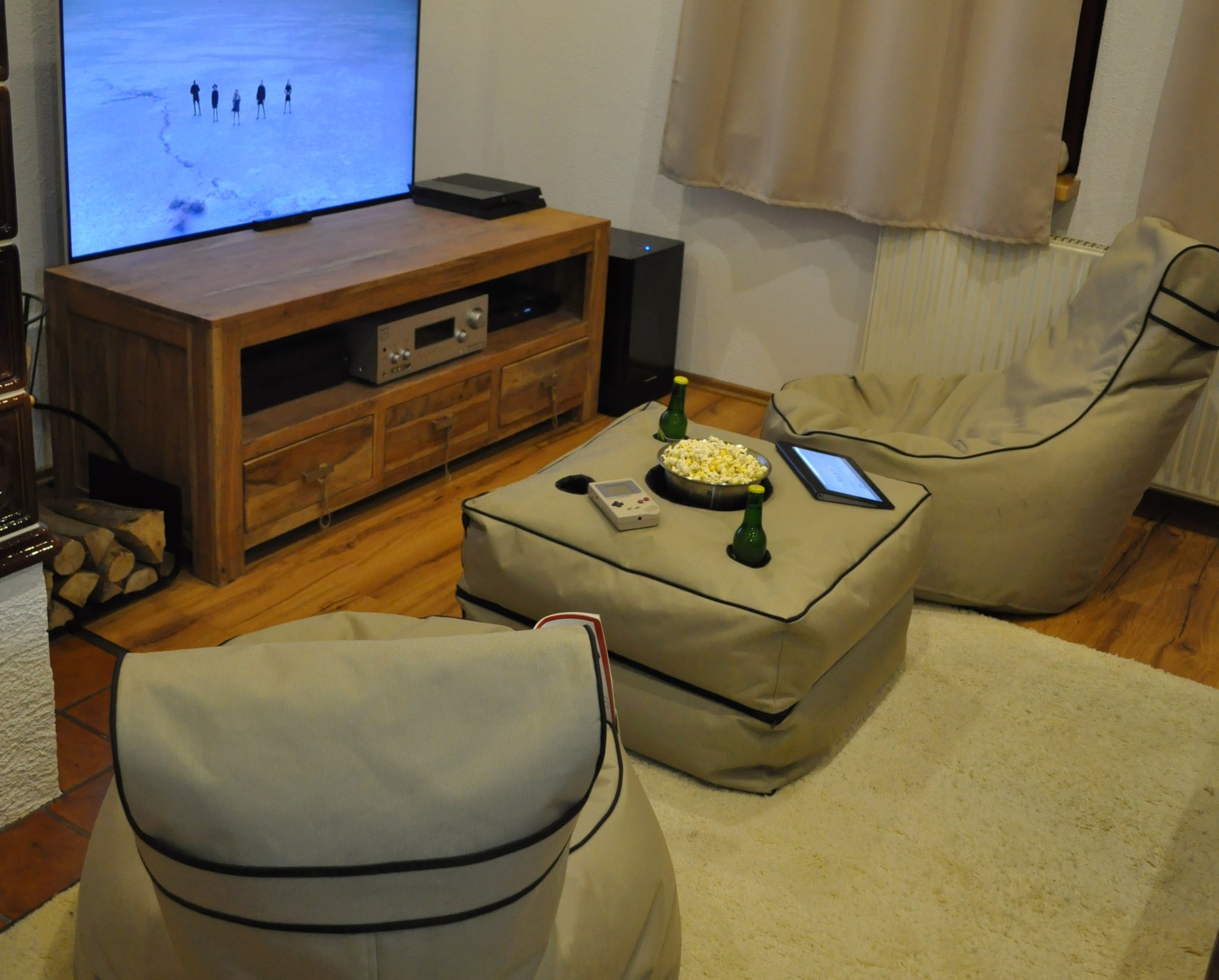 2Sit & 2Dine in SandStorm Beige